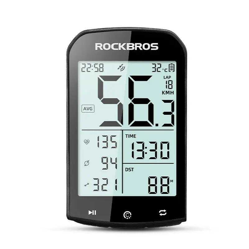 Smart Cycling Speedometer GPS - 2.9" LCD, App Sync, IPX6 Waterproof