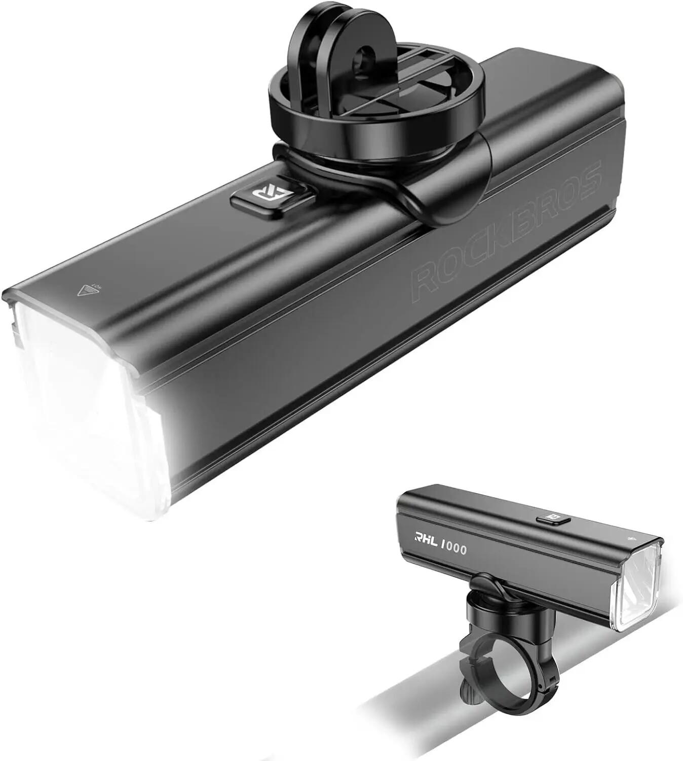 Bike Light Front Frame 1000LM USB-C Waterproof Flashlight Cycling Light