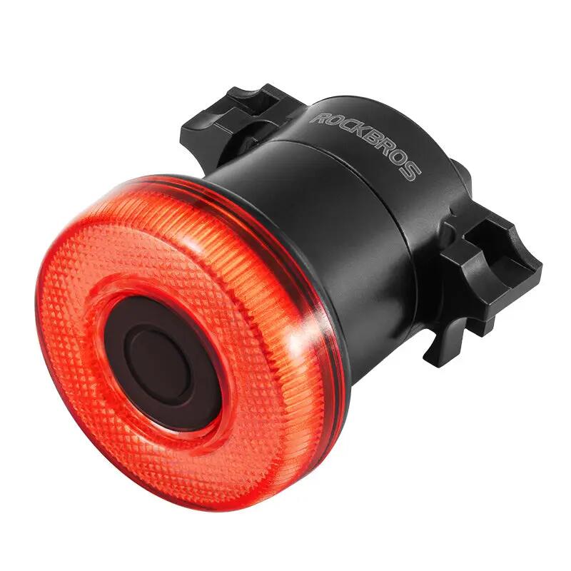 Smart Bicycle Brake Light USB-C Rechargeable IPX7 Waterproof Cycling Rear Light