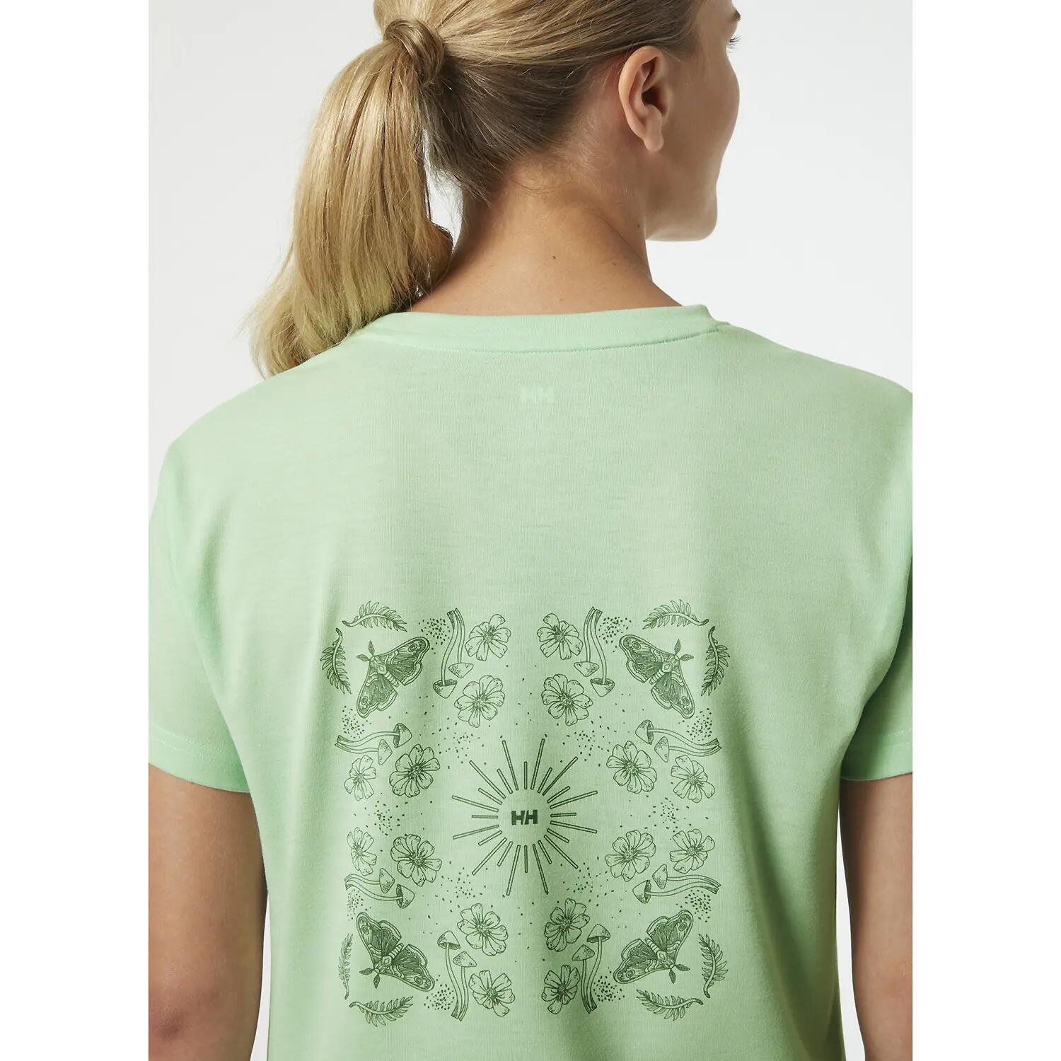 Damen T-Shirt SKOG Recycled Graphic 9/9