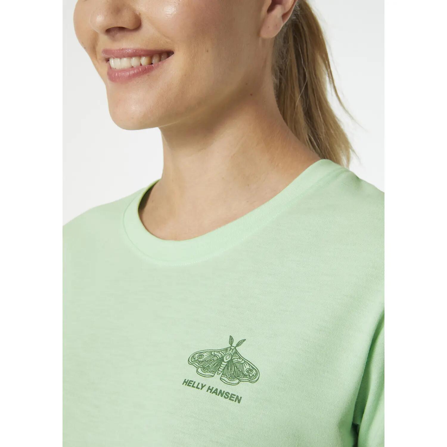Damen T-Shirt SKOG Recycled Graphic 8/9