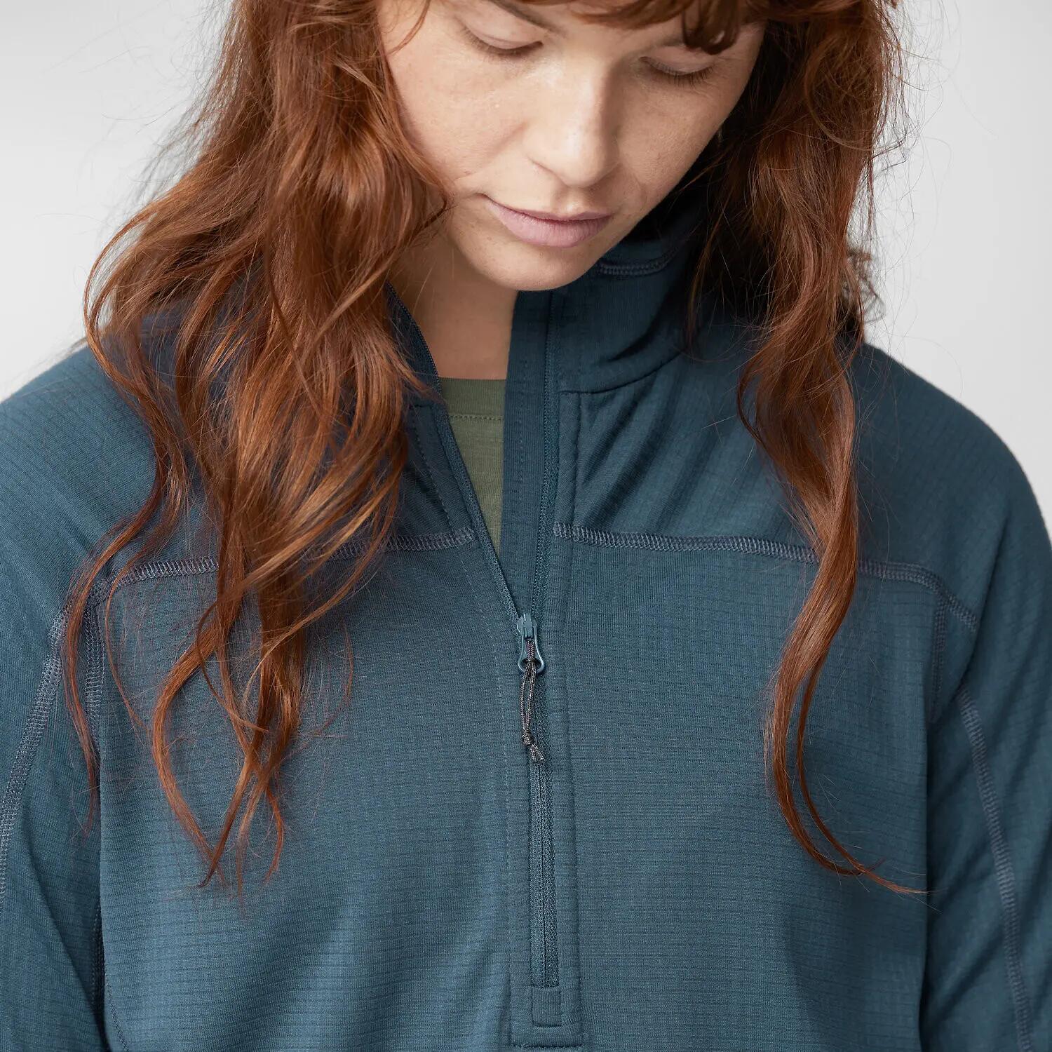 Damen Fleecepullover Abisko Lite Fleece Half Zip W 8/9