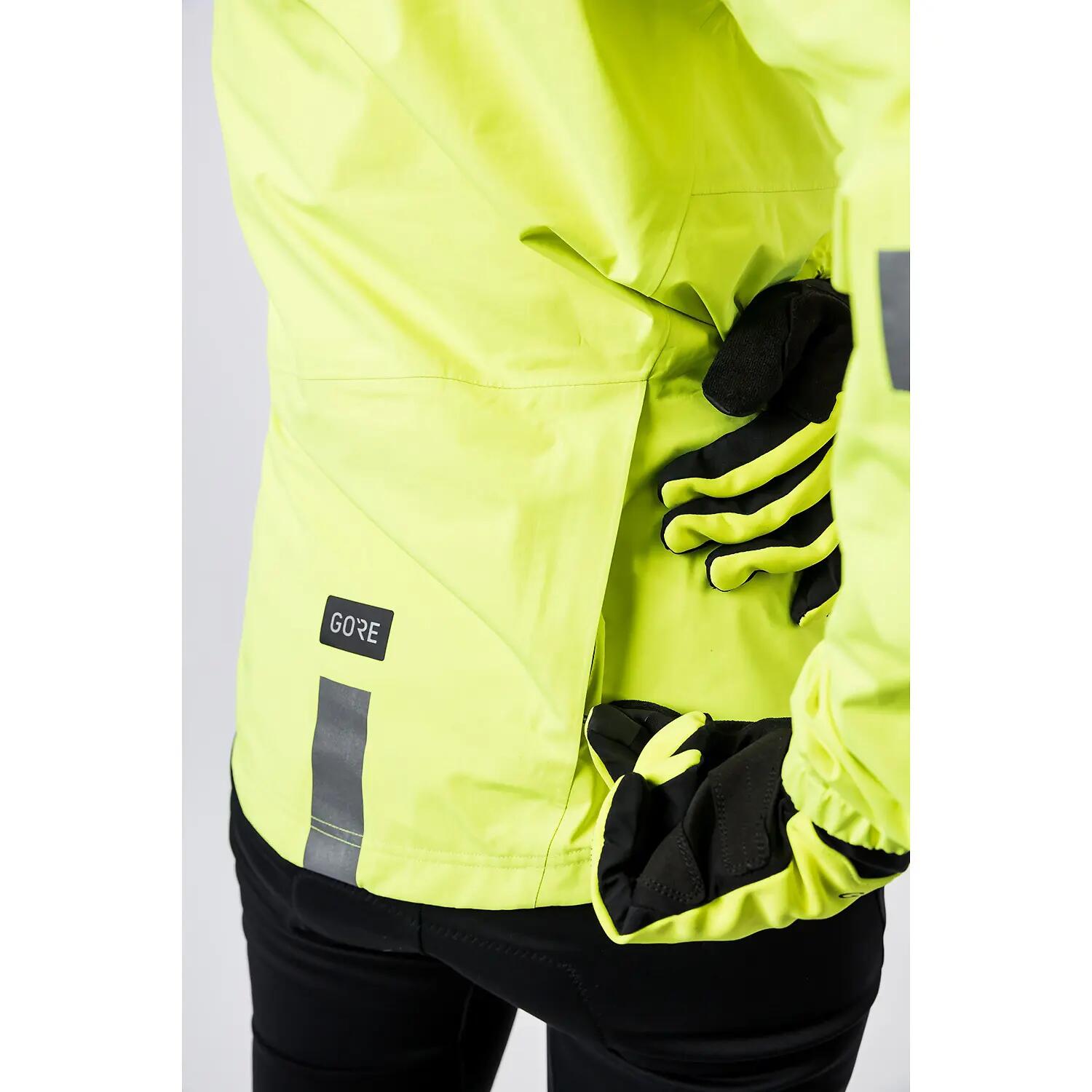 Jaqueta feminina GORE Wear Stream Fluo Amarelo 11/12