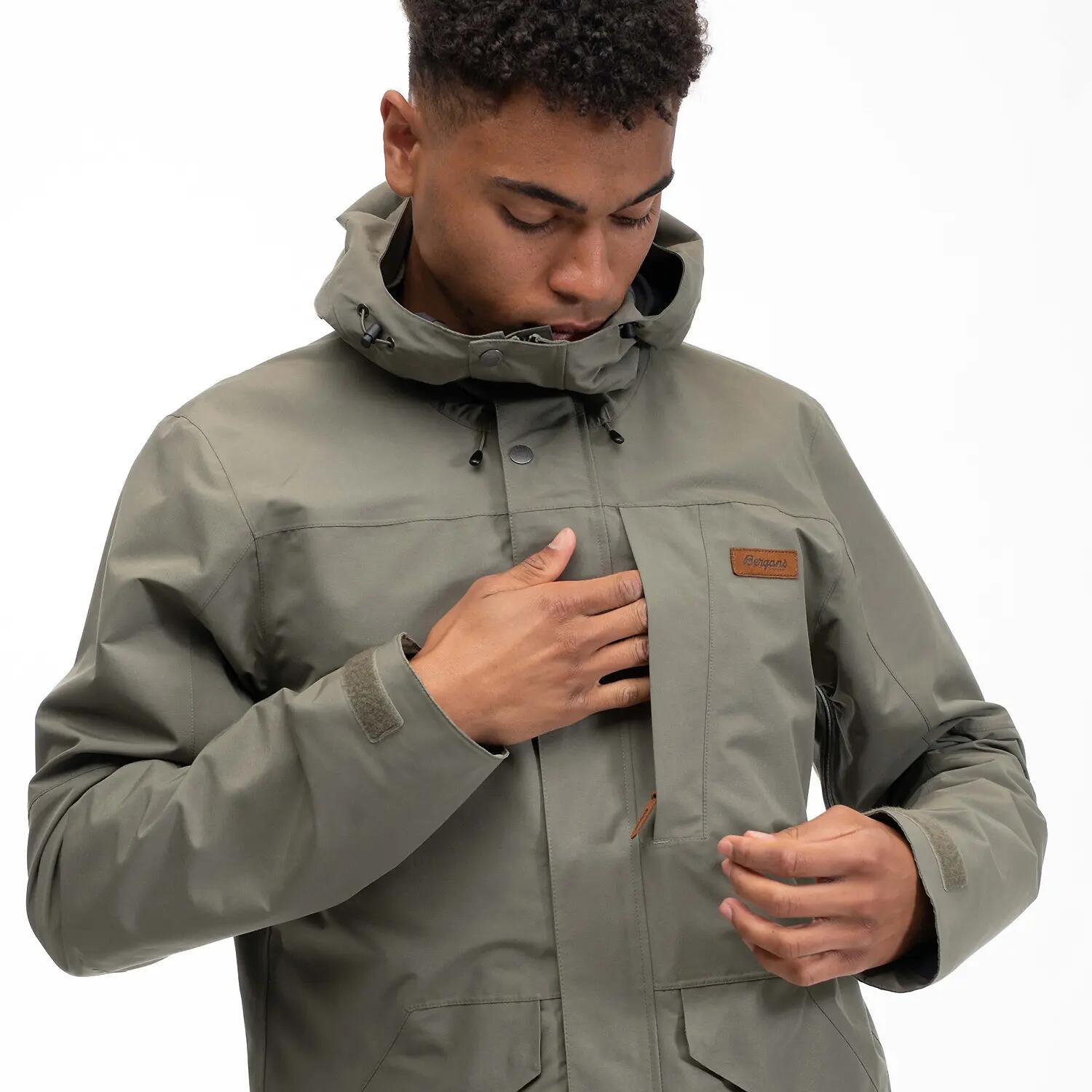 Bergans of Norway Nordmarka 2L Shell Jacket - Männer - Grüner Schlamm 11/11