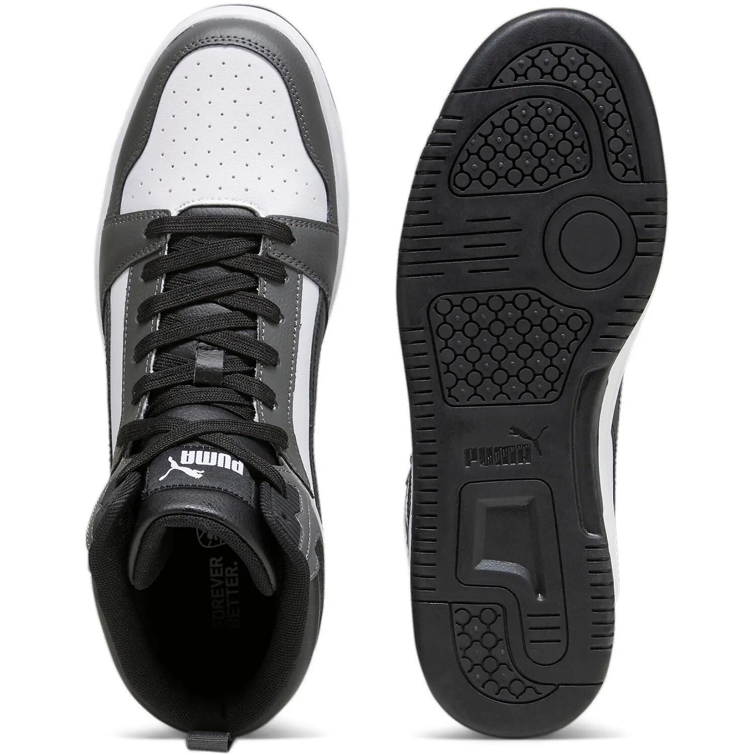 Scarpe Sportive PelleUomo Puma Rebound V6 Grigio Argento 9/13