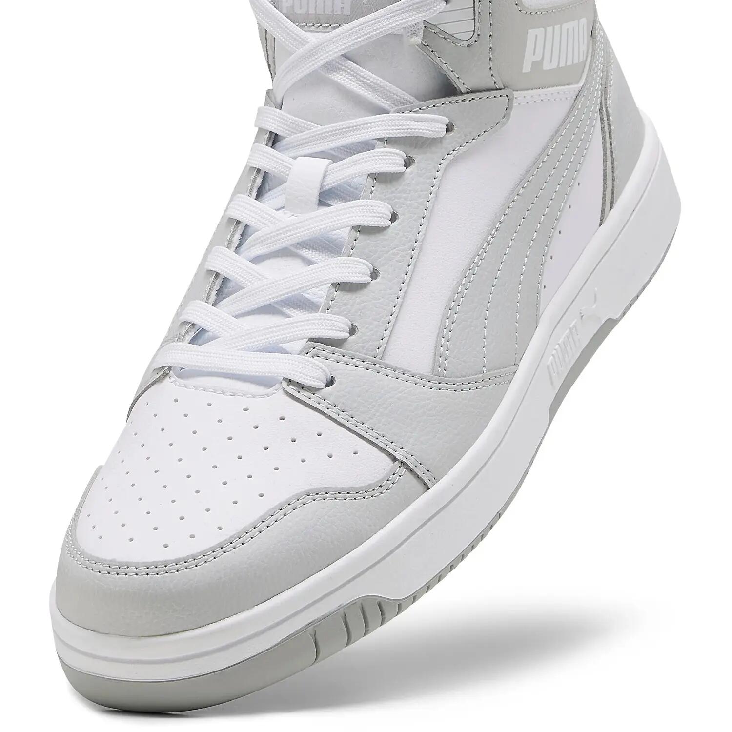 Scarpe Sportive PelleUomo Puma Rebound V6 Grigio Argento 10/13