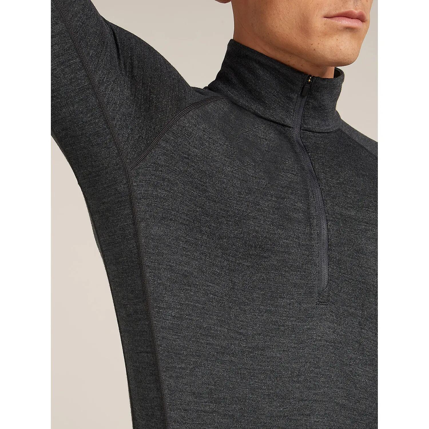 Herren Unterhemd Merino 260 ZoneKnit LS Half Zi 8/8