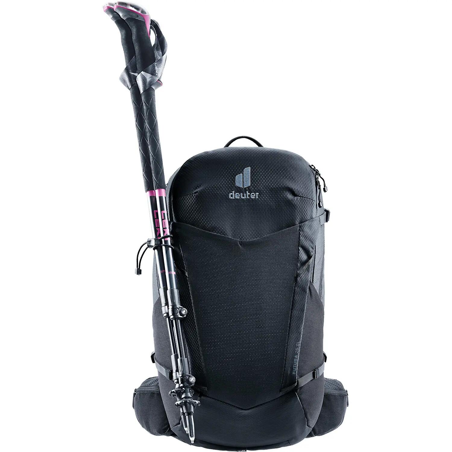 zaino - trekking - donna - leggero, ventilato, Aircomfort - Futura 25 SL - nero 8/9
