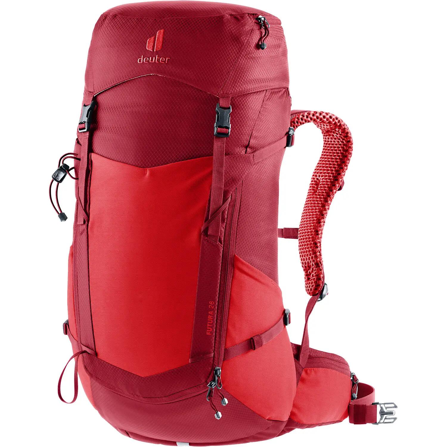 Herren - Wandern - Rucksack - atmungsaktiv, leicht - Futura 26 - cherry-masala 9/15