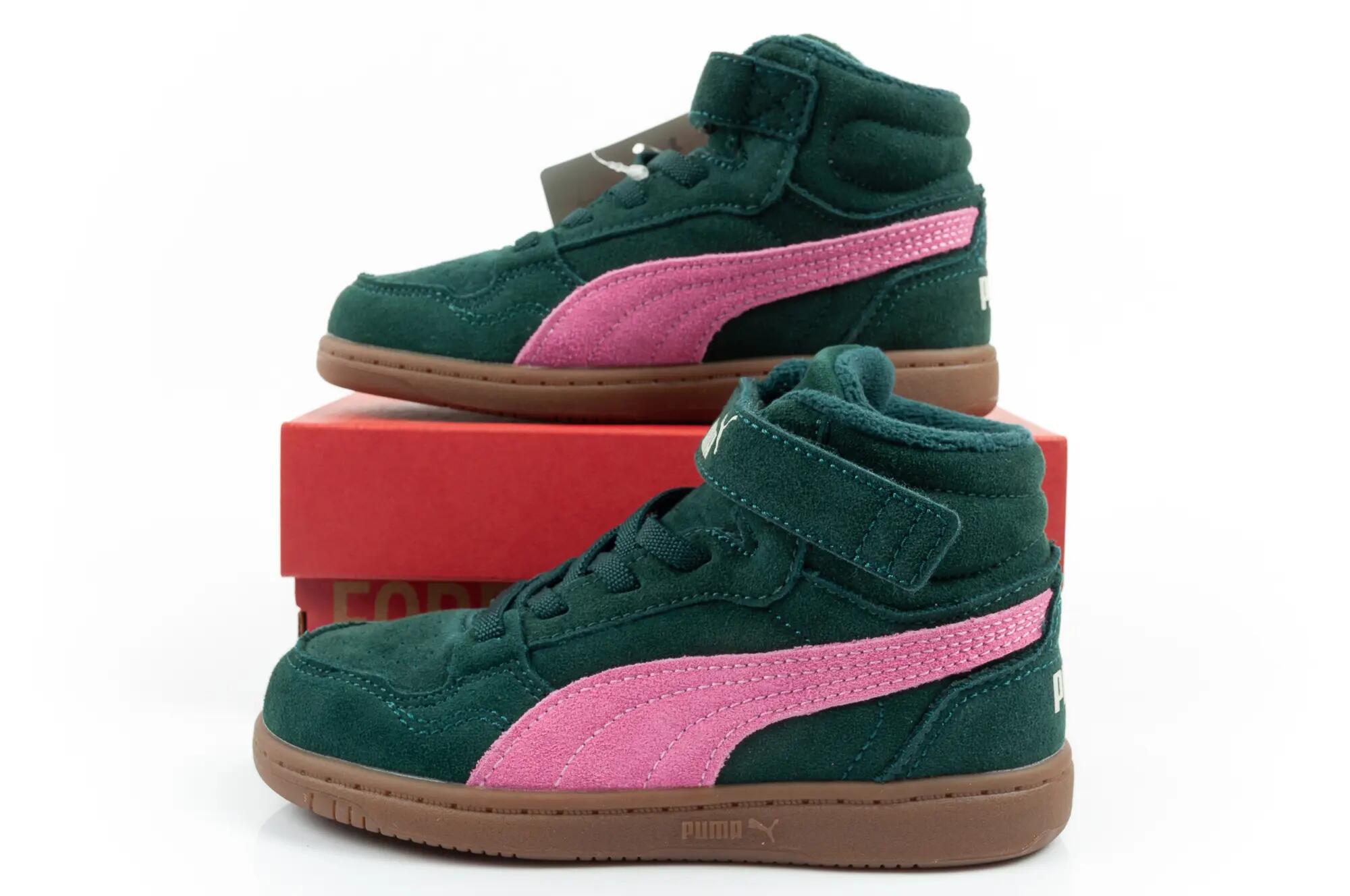 Sapatilhas desportivas para criança Puma Reb-L Mid isoladas 10/10