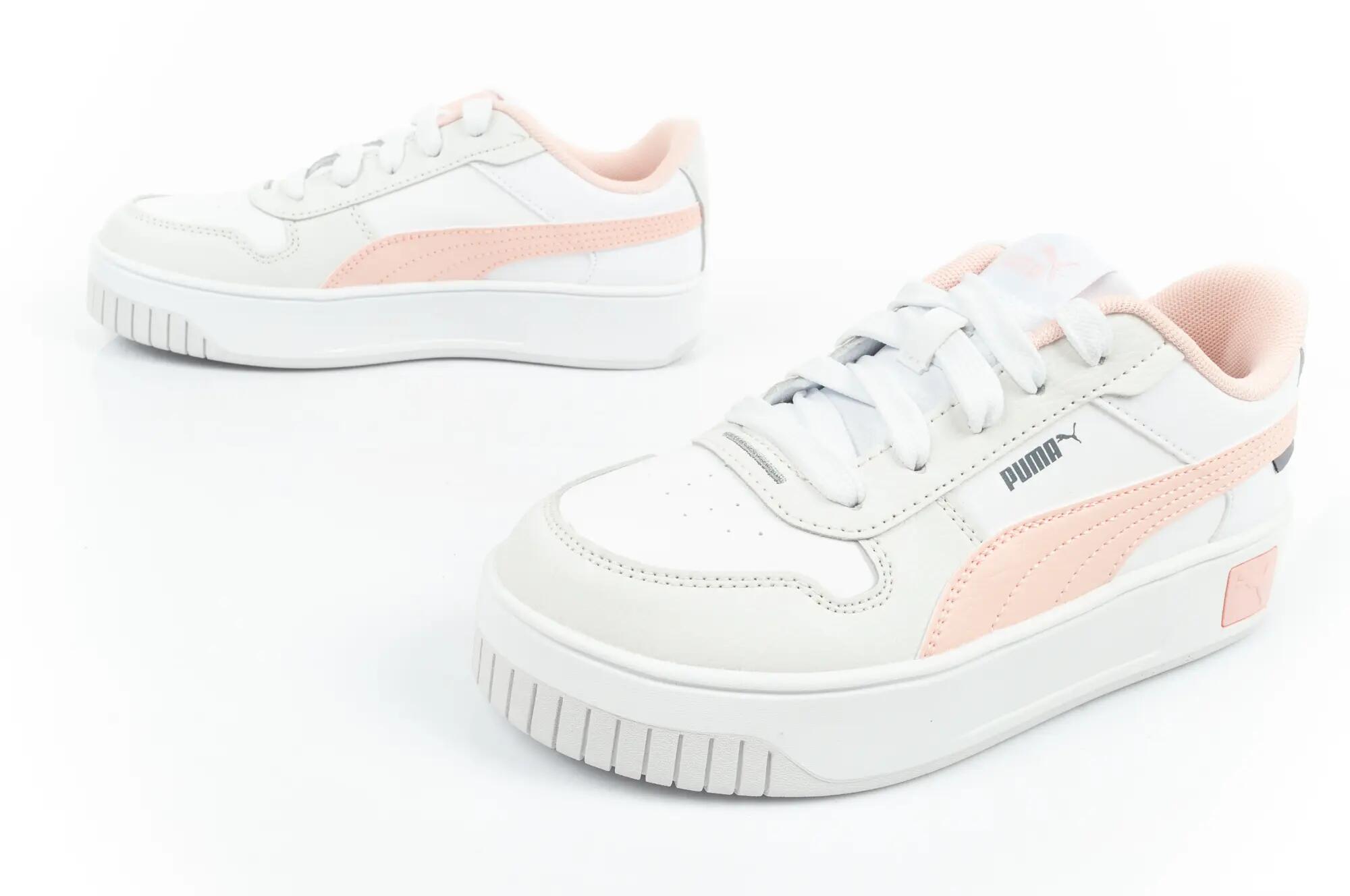 Baskets Carina Street Enfant PUMA White Rose Dust Feather Gray Pink 8/10