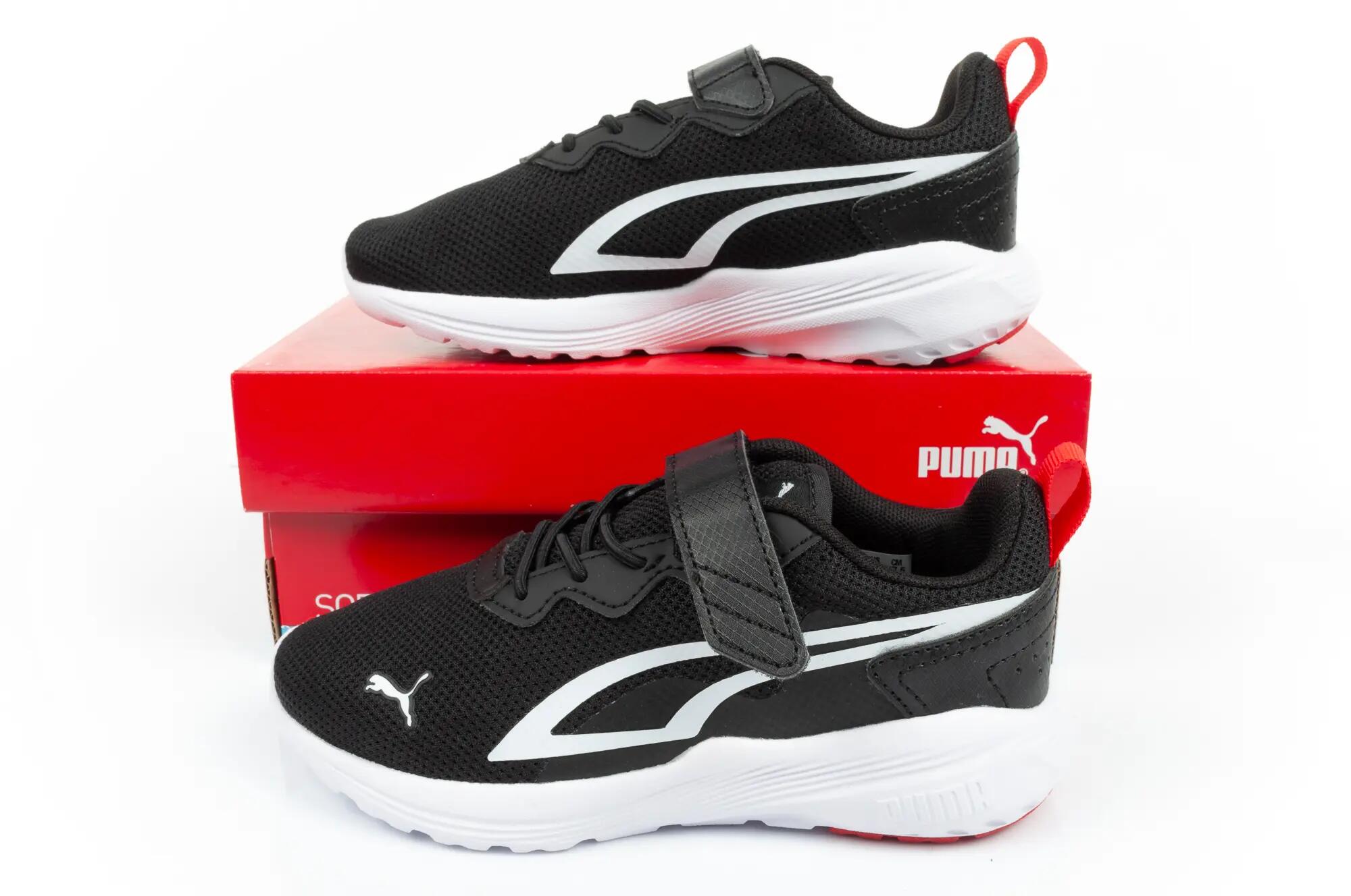 Sapatilhas All-Day Active com fecho alternativo Criança PUMA Black White 10/10