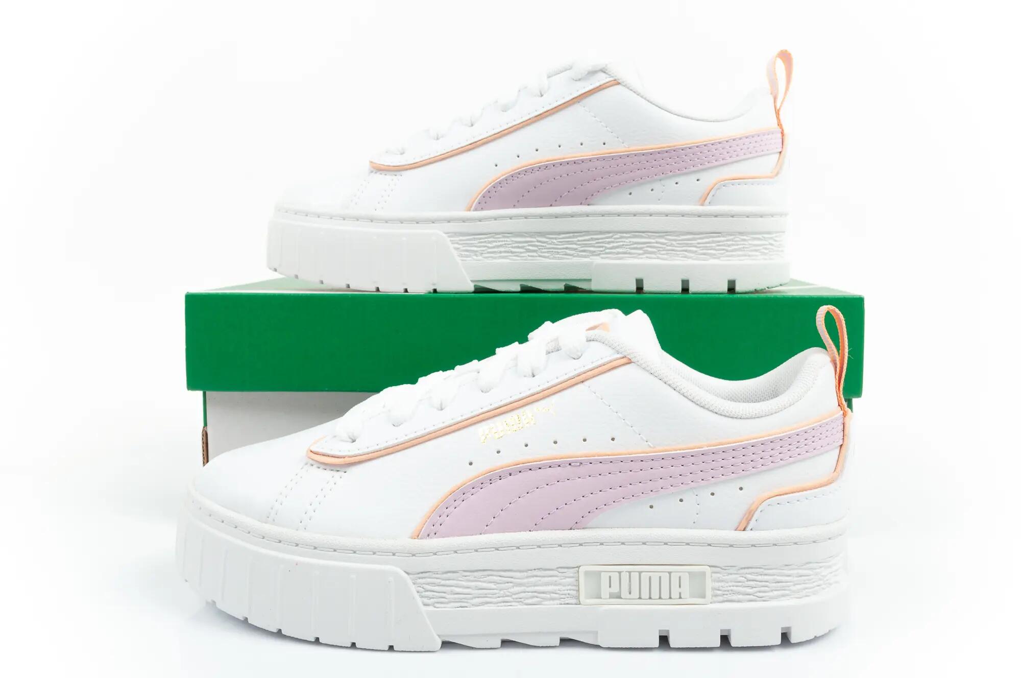 Basket à Lacets Enfant Puma Mayze Lth Piping Jr 10/10