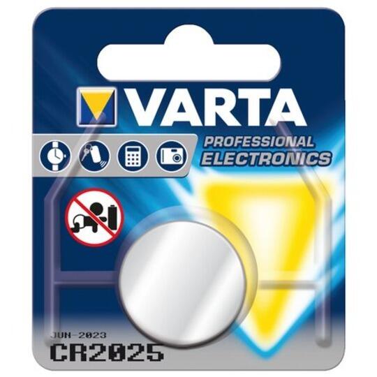 Pile bouton Varta CR2025 Lithium 3V