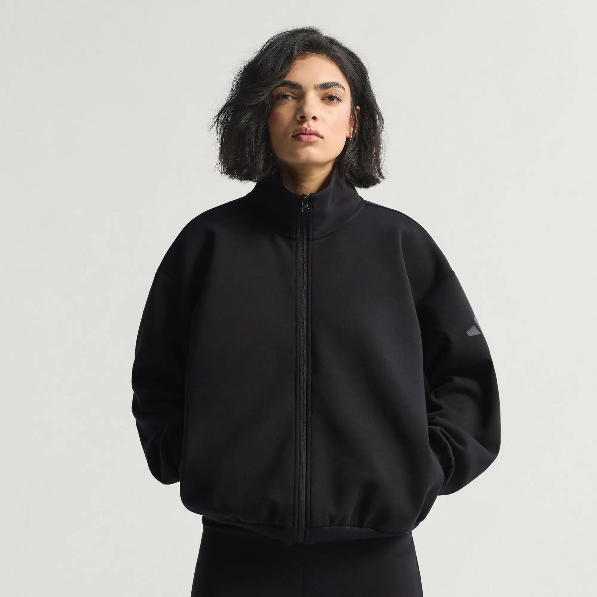 Felpa con zip integrale Soft Lux Loose 6/13