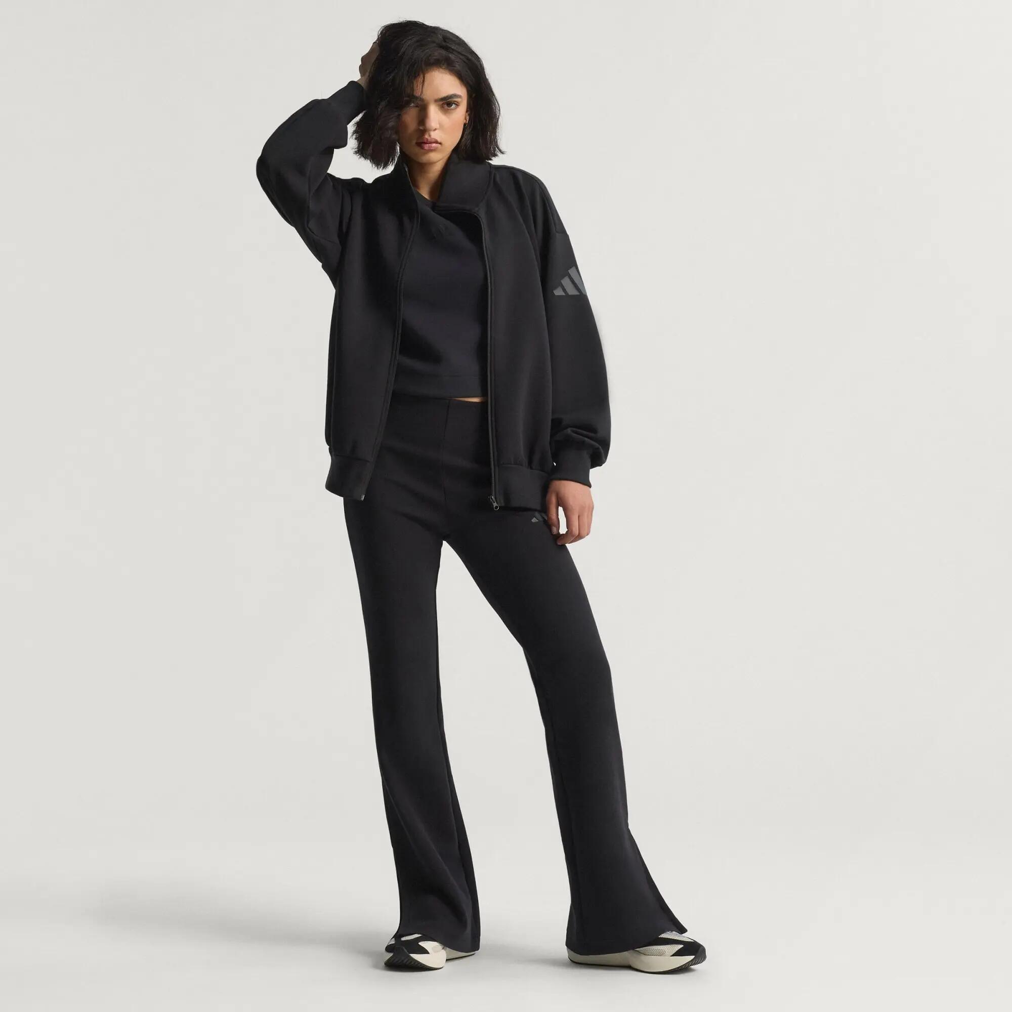 Felpa con zip integrale Soft Lux Loose 12/13