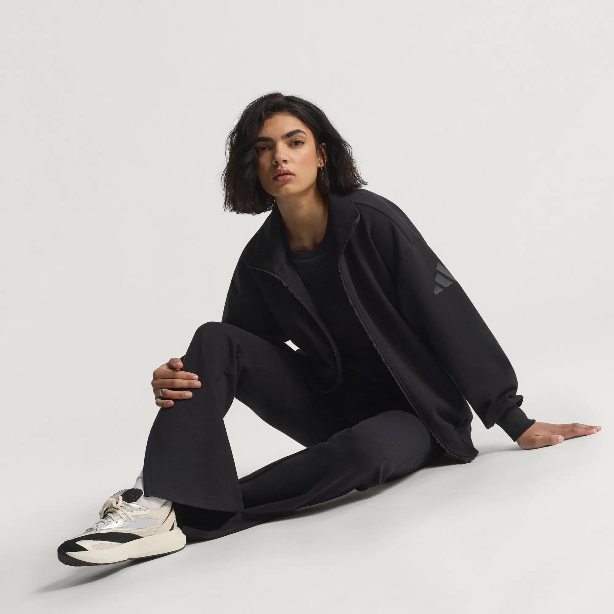 Felpa con zip integrale Soft Lux Loose 11/13