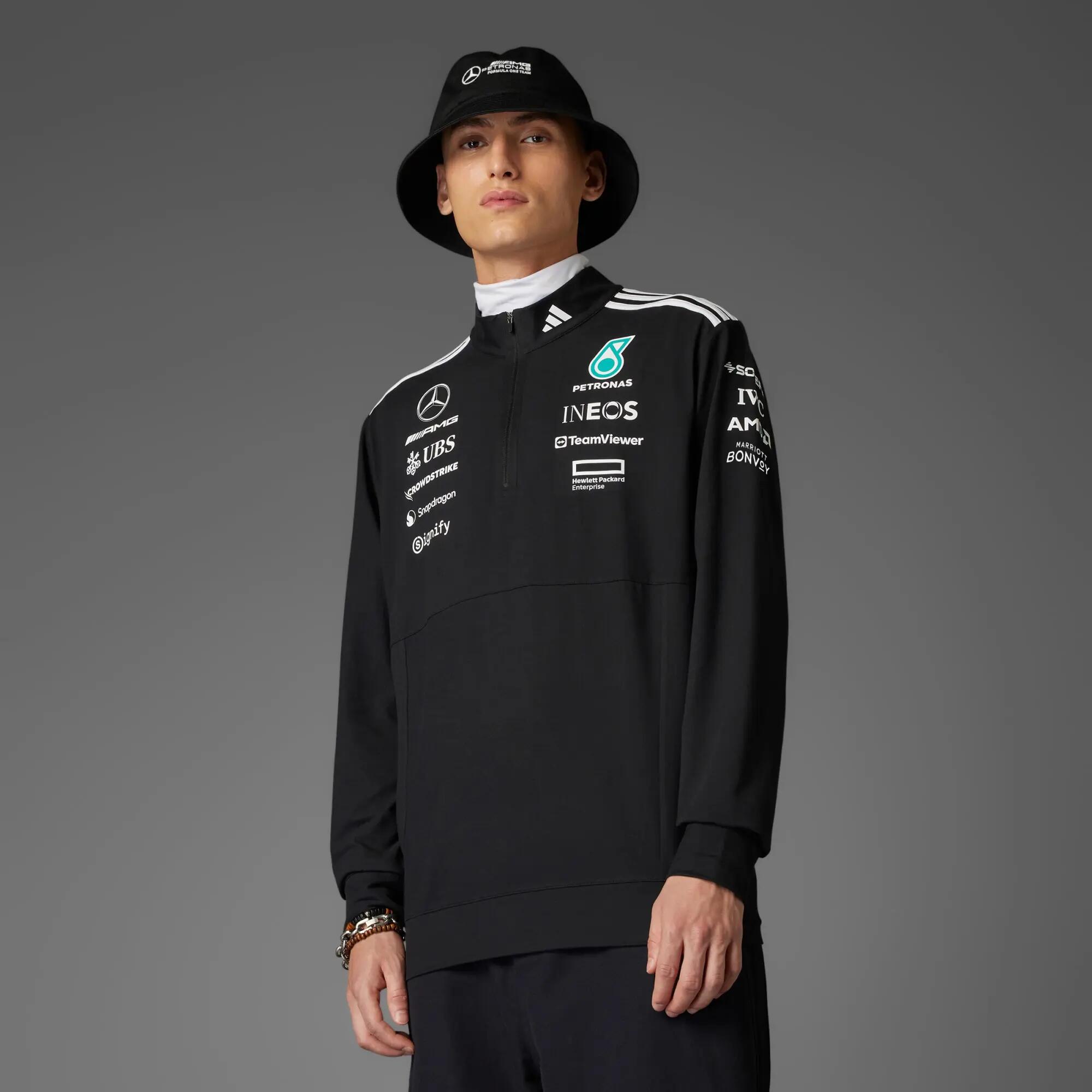 MERCEDES - AMG PETRONAS FORMULA ONE TEAM QUARTER ZIP OBERTEIL 7/13