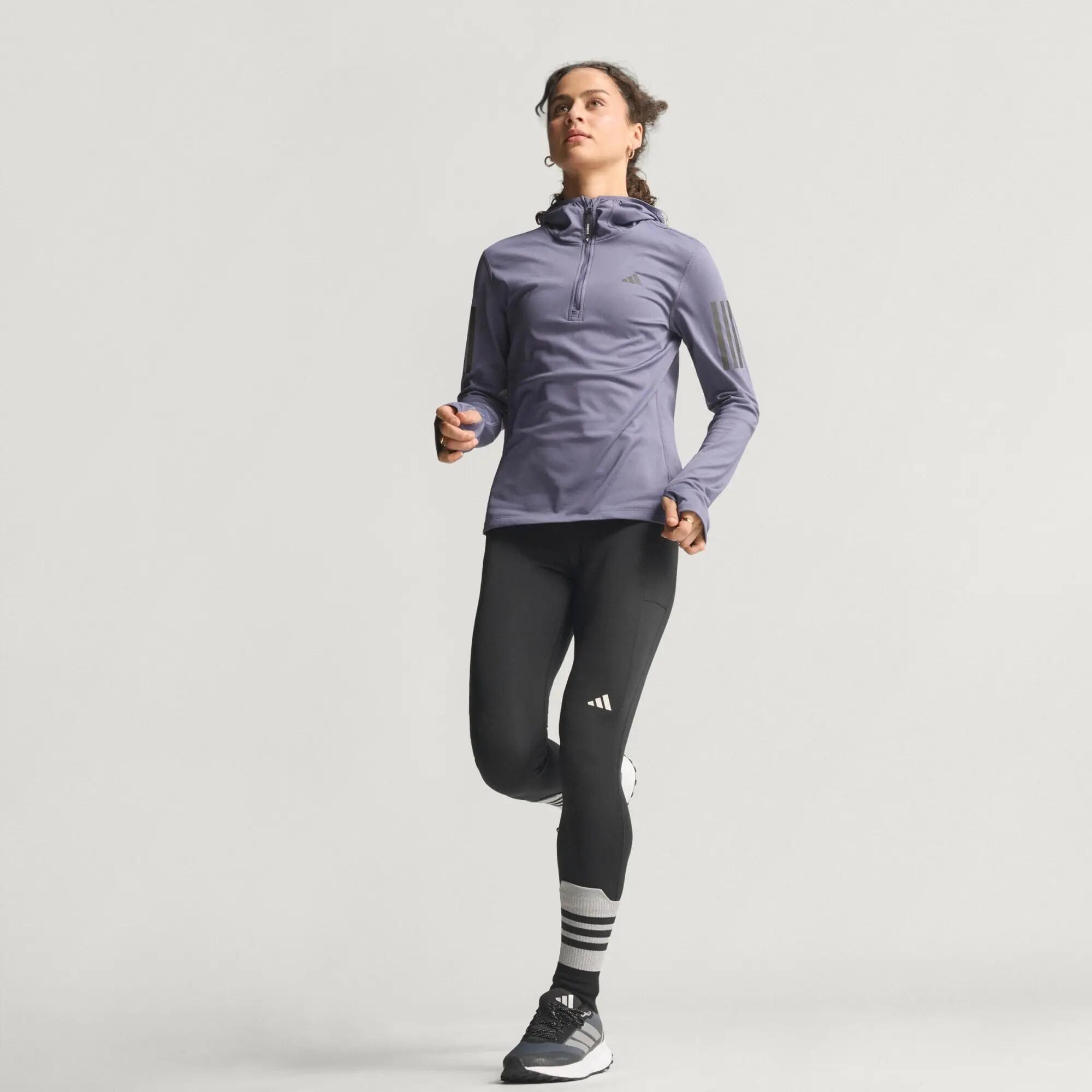 Camisola com Capuz de Meio-fecho de Inverno Own The Run 5/15
