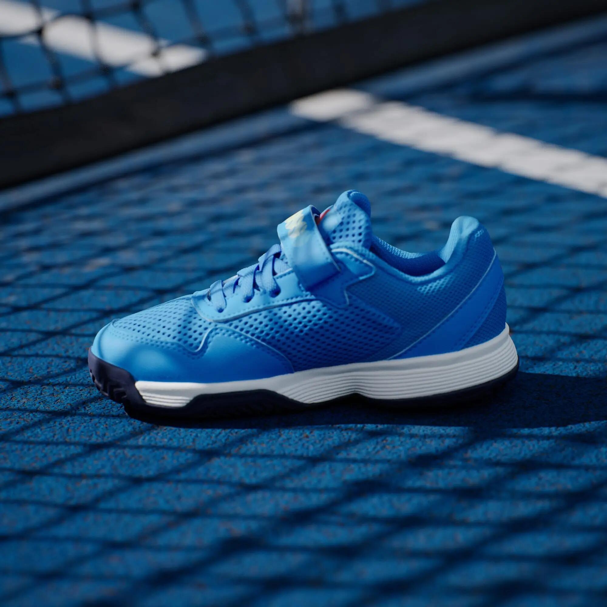 Courtflash Hook-and-Loop Kids Tennisschuh 5/15