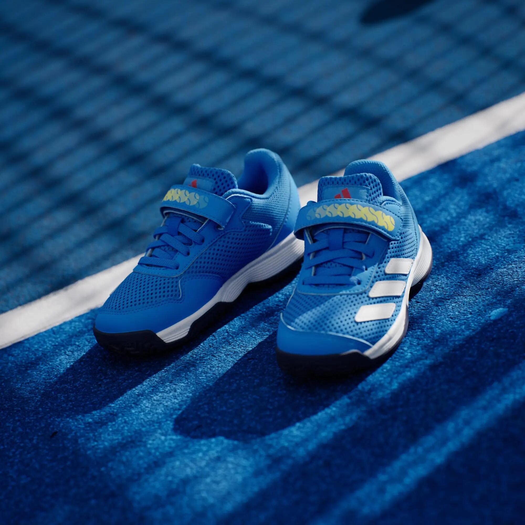 Courtflash Hook-and-Loop Kids Tennisschuh 4/15