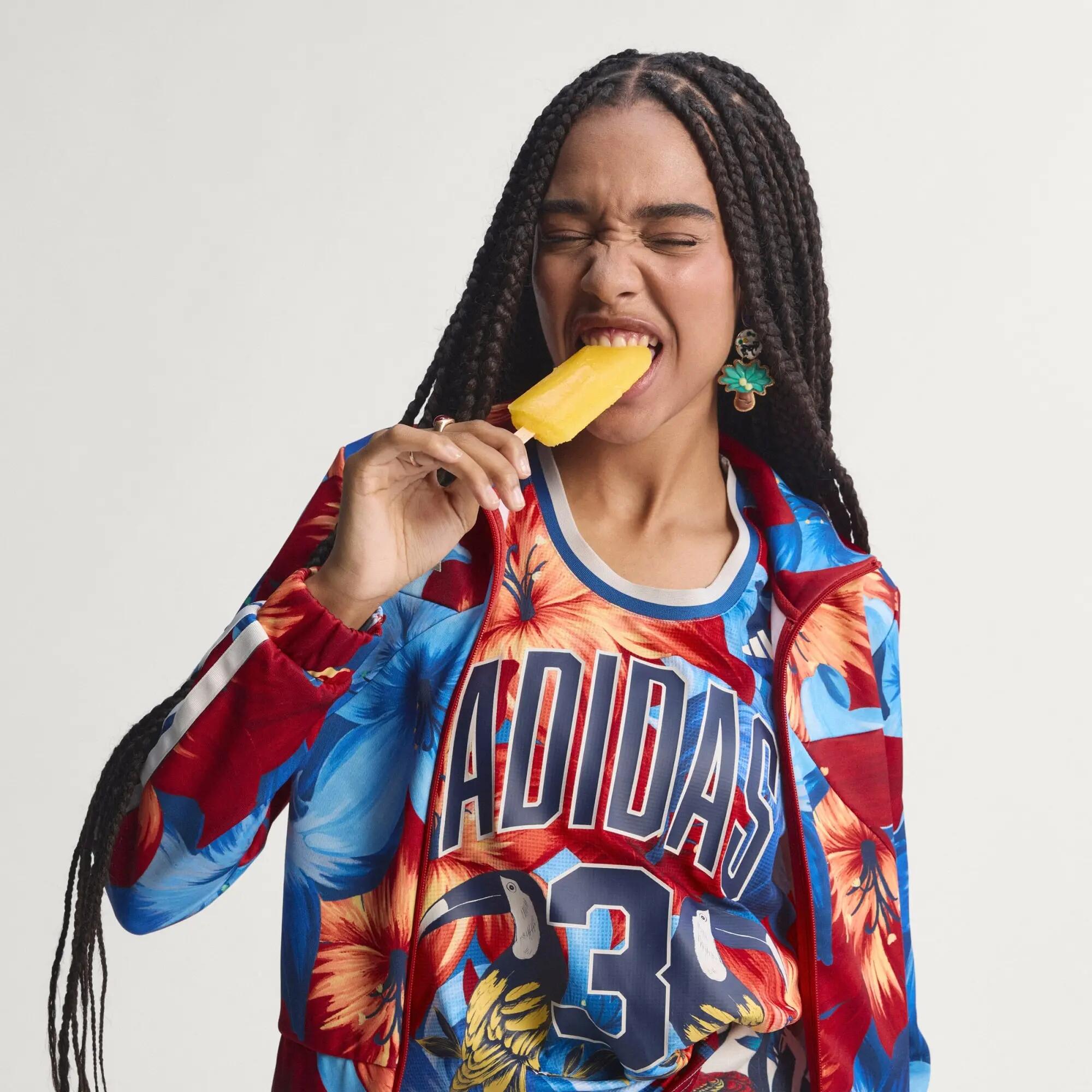 BLUZA DRESOWA ADIDAS x FARM RIO HOUSE OF TIRO 11/14
