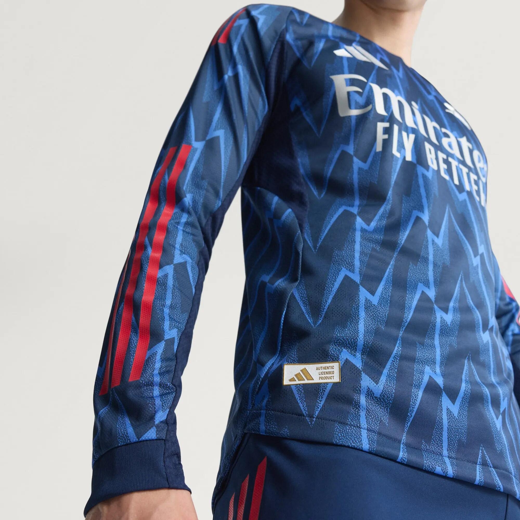 Arsenal 25/26 Langarm Authentic Auswärtstrikot 7/15