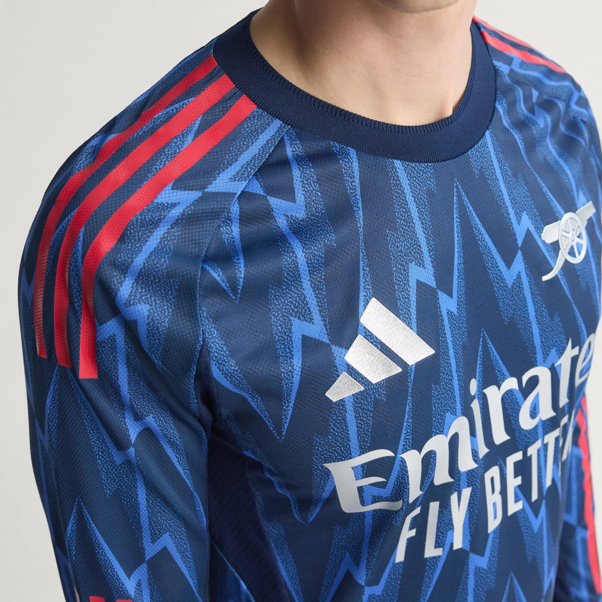 Arsenal 25/26 Langarm Authentic Auswärtstrikot 6/15