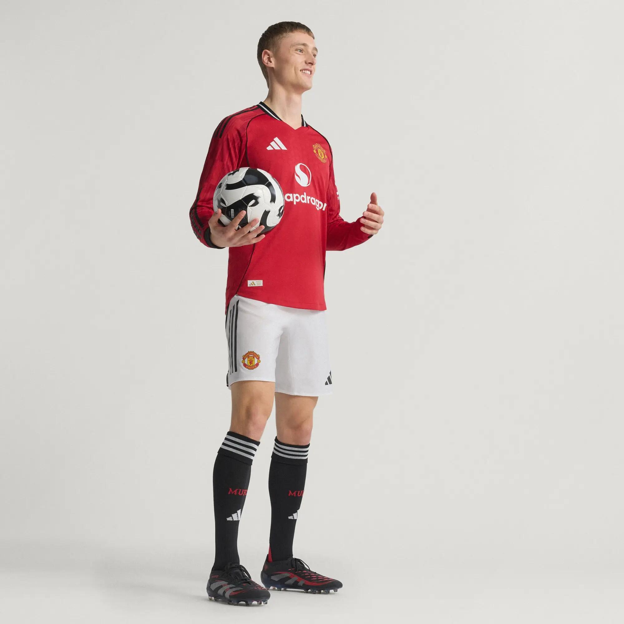Autentický domácí dres s dlouhým rukávem Manchester United 25/26 4/15