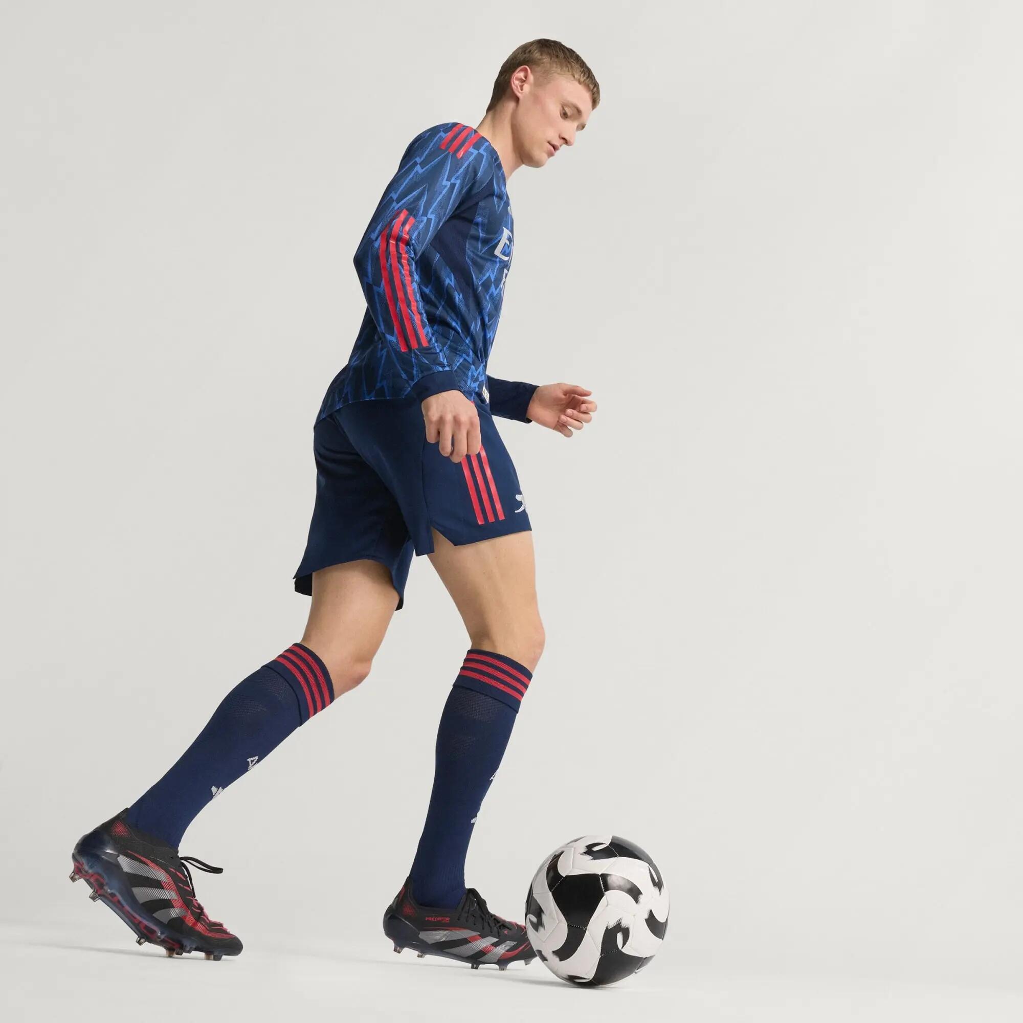 Arsenal 25/26 Langarm Authentic Auswärtstrikot 12/15