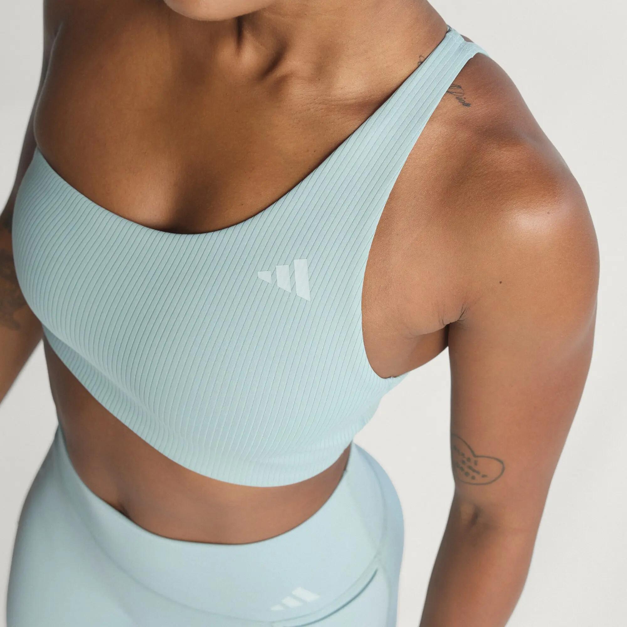 Optime Workout Rib One-Shoulder-BH mit leichtem Halt 7/15