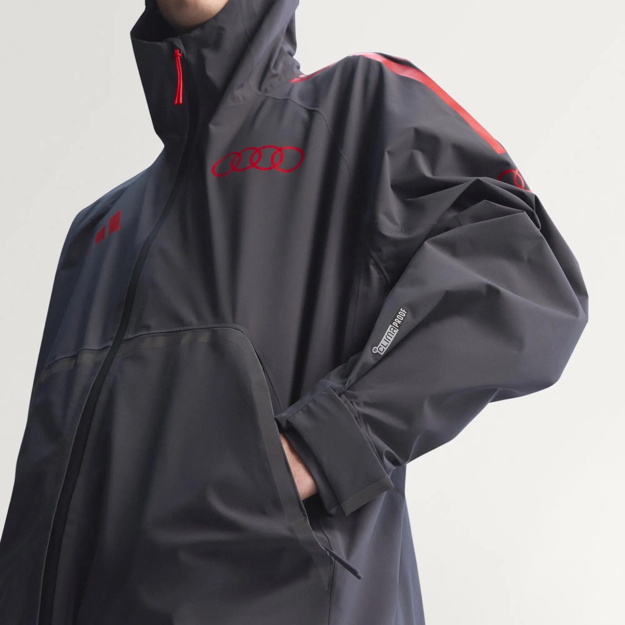 GIACCA IMPERMEABILE MECCANICI TEAM AUDI REVOLUT F1 14/15