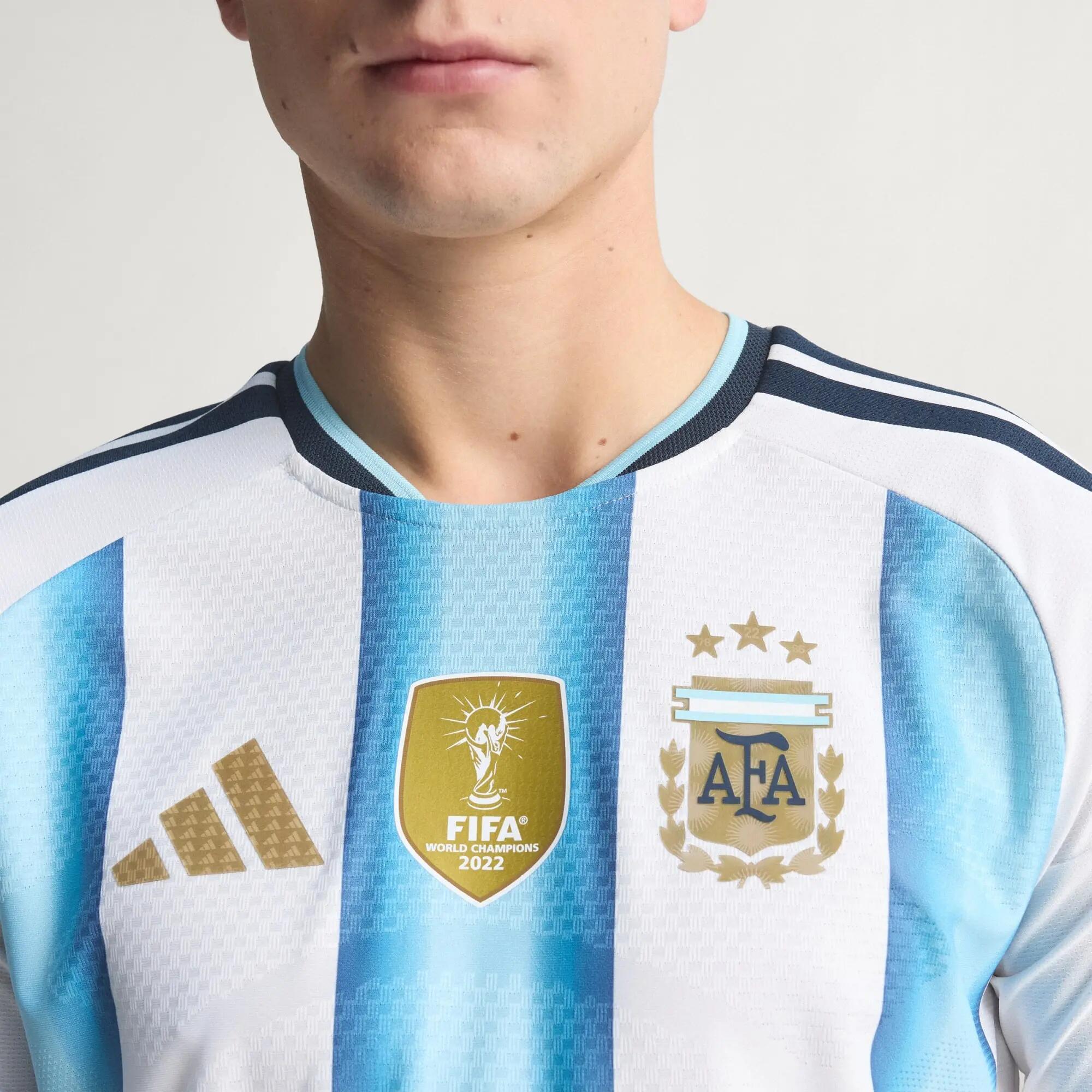 Maillot manches longues Domicile Argentine 26 Authentique 7/15