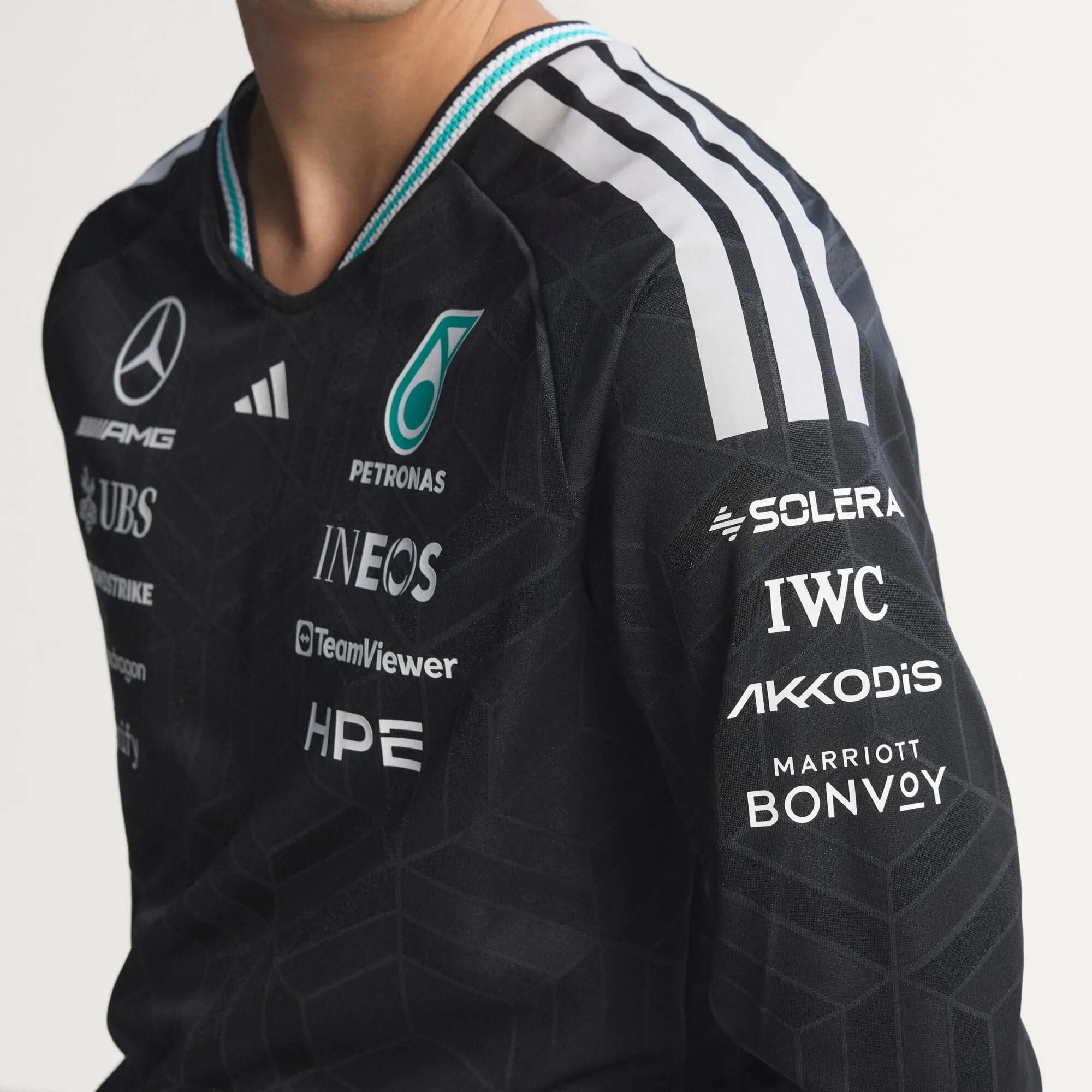 MERCEDES - AMG PETRONAS FORMULA 1 TEAM AUTHENTIC LANGÄRMELIGES FAHRERTRIKOT 15/15