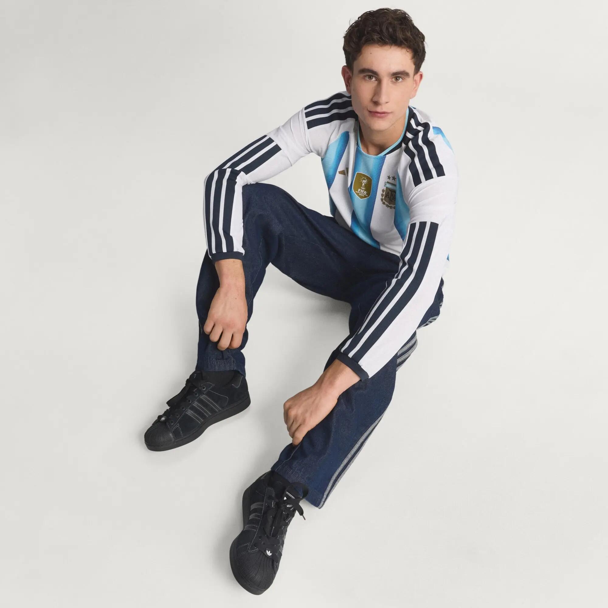 Maillot manches longues Domicile Argentine 26 Authentique 11/15