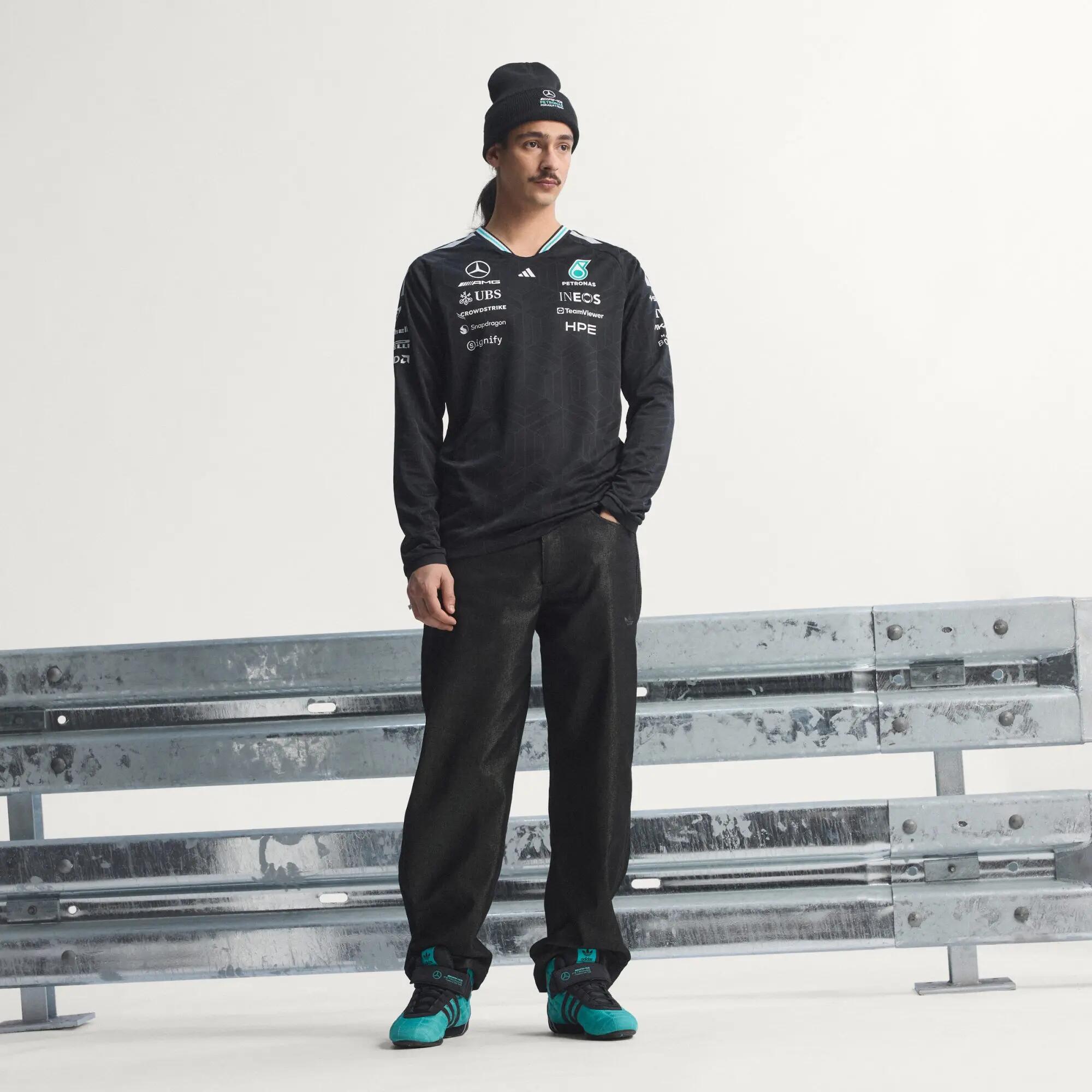 MERCEDES - AMG PETRONAS FORMULA 1 TEAM AUTHENTIC LANGÄRMELIGES FAHRERTRIKOT 12/15