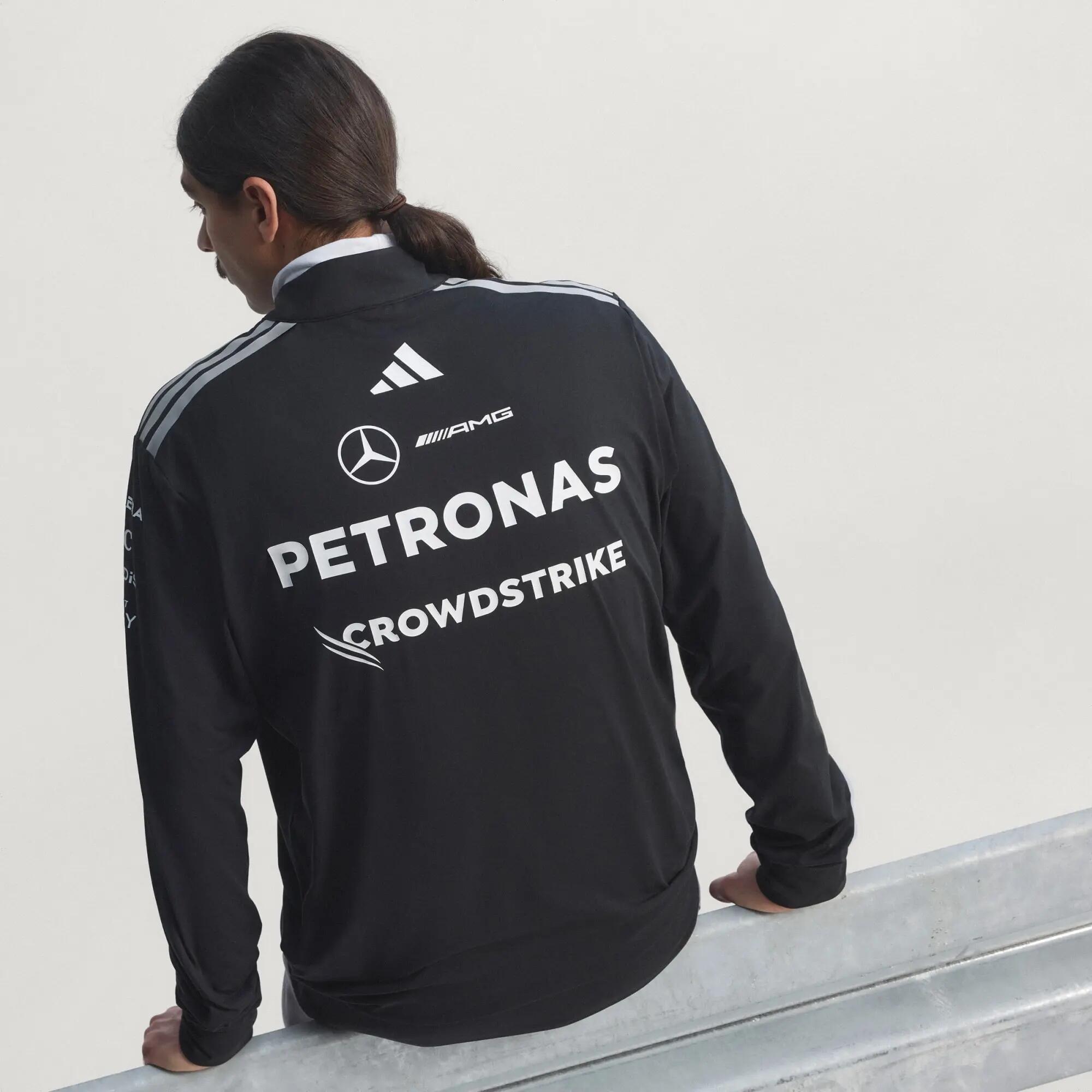 Felpa MERCEDES - AMG PETRONAS FORMULA 1 TEAM ENGINEERS QUARTER ZIP 7/12
