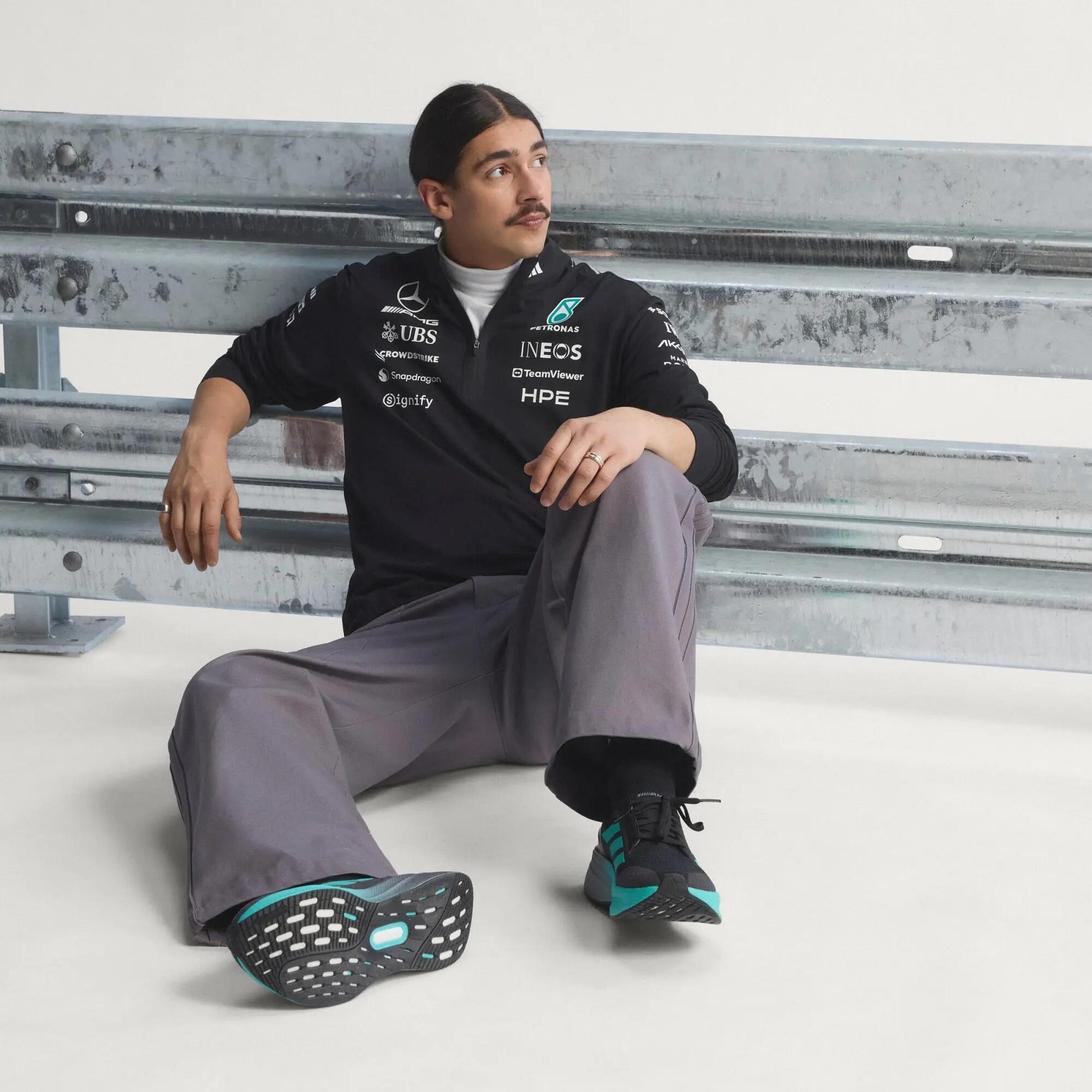 Felpa MERCEDES - AMG PETRONAS FORMULA 1 TEAM ENGINEERS QUARTER ZIP 6/12