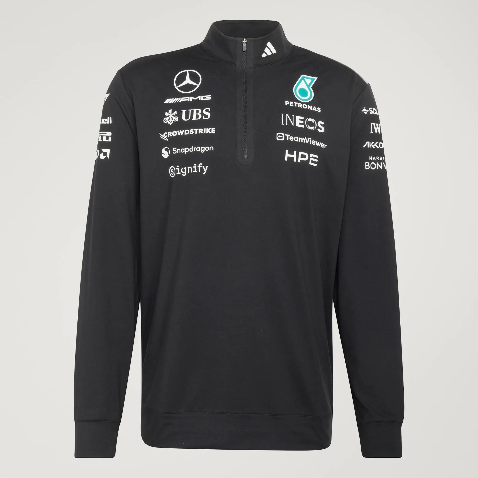 Felpa MERCEDES - AMG PETRONAS FORMULA 1 TEAM ENGINEERS QUARTER ZIP 5/12