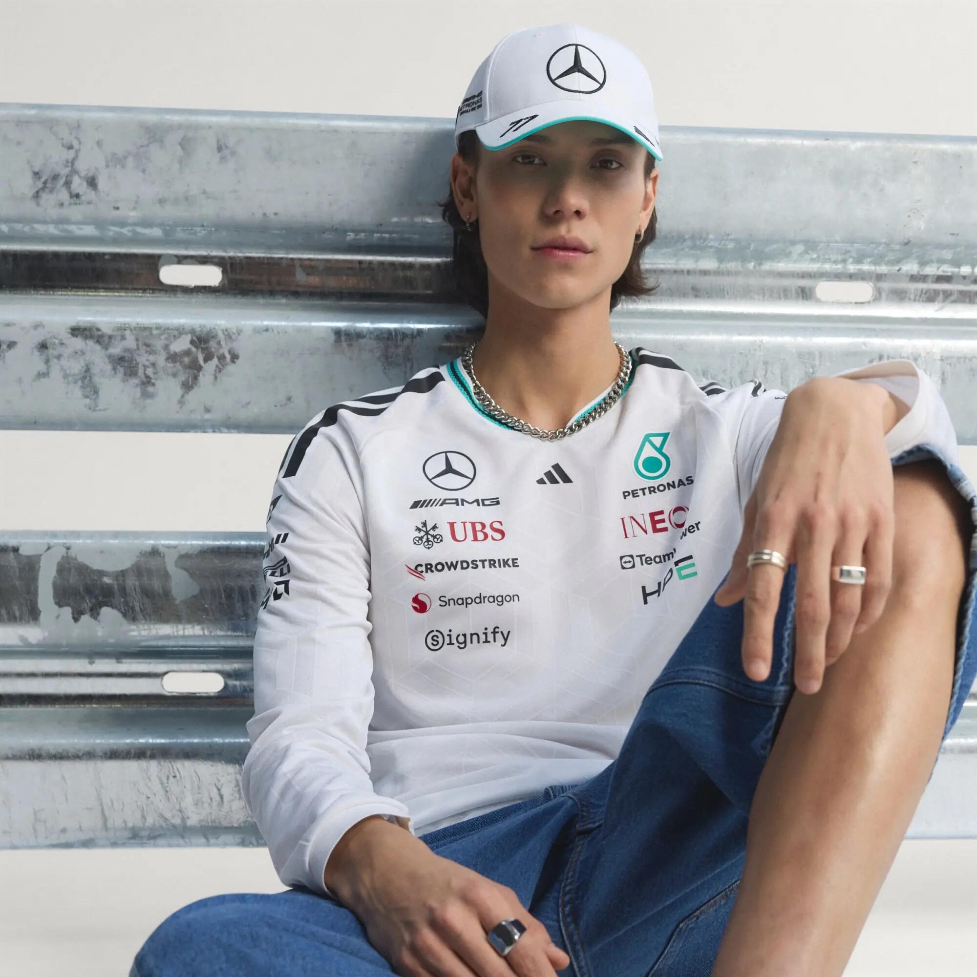 MAILLOT PILOTE MANCHES LONGUES MERCEDES - AMG PETRONAS FORMULA 1 TEAM 6/15