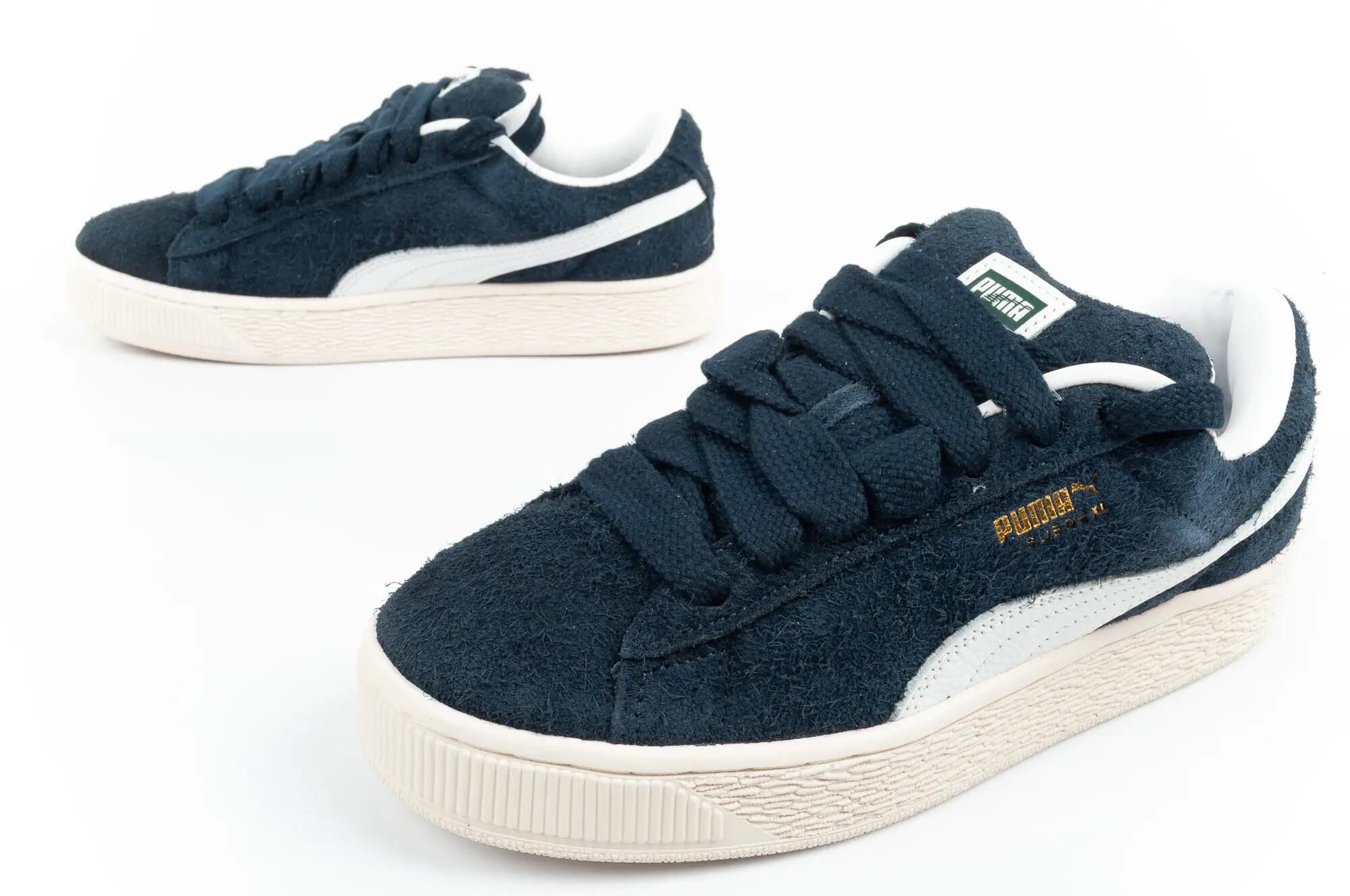 Scarpe Bambino Puma Suede Xl Hairy blu 8/10