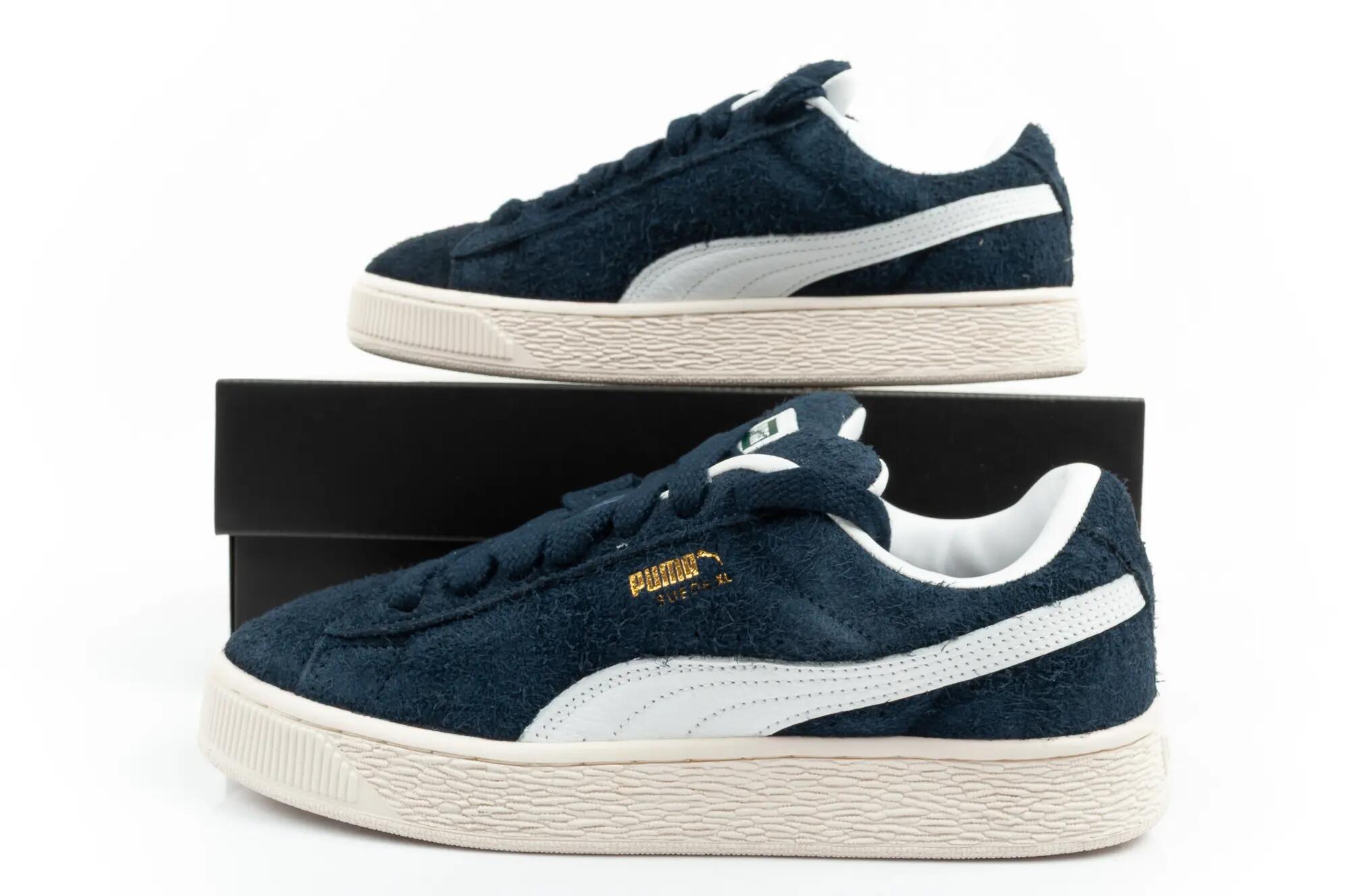 Scarpe Bambino Puma Suede Xl Hairy blu 10/10