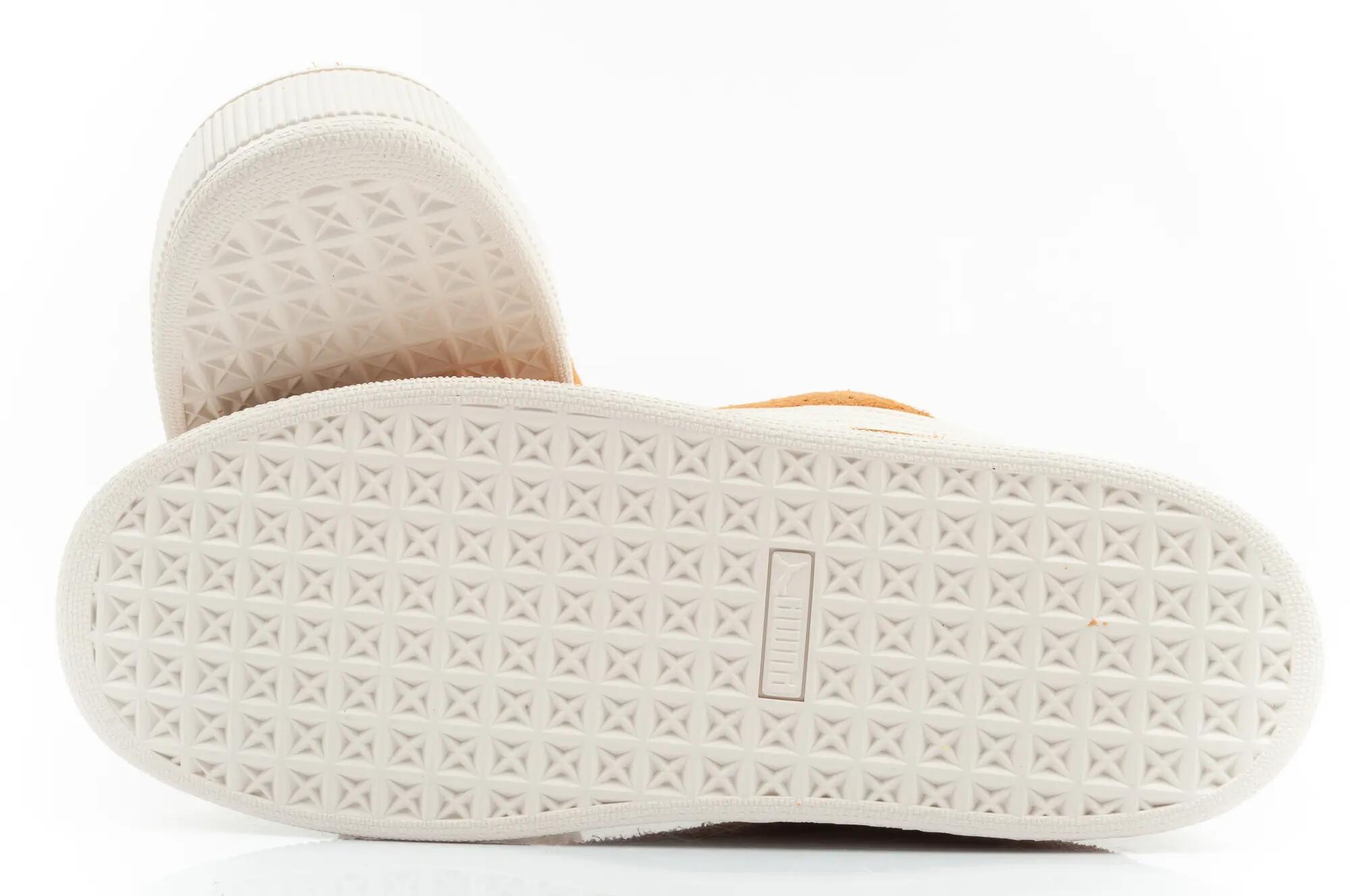 Buty sneakersy męskie Puma Suede XL Hairy skóra modne brązowe 9/10