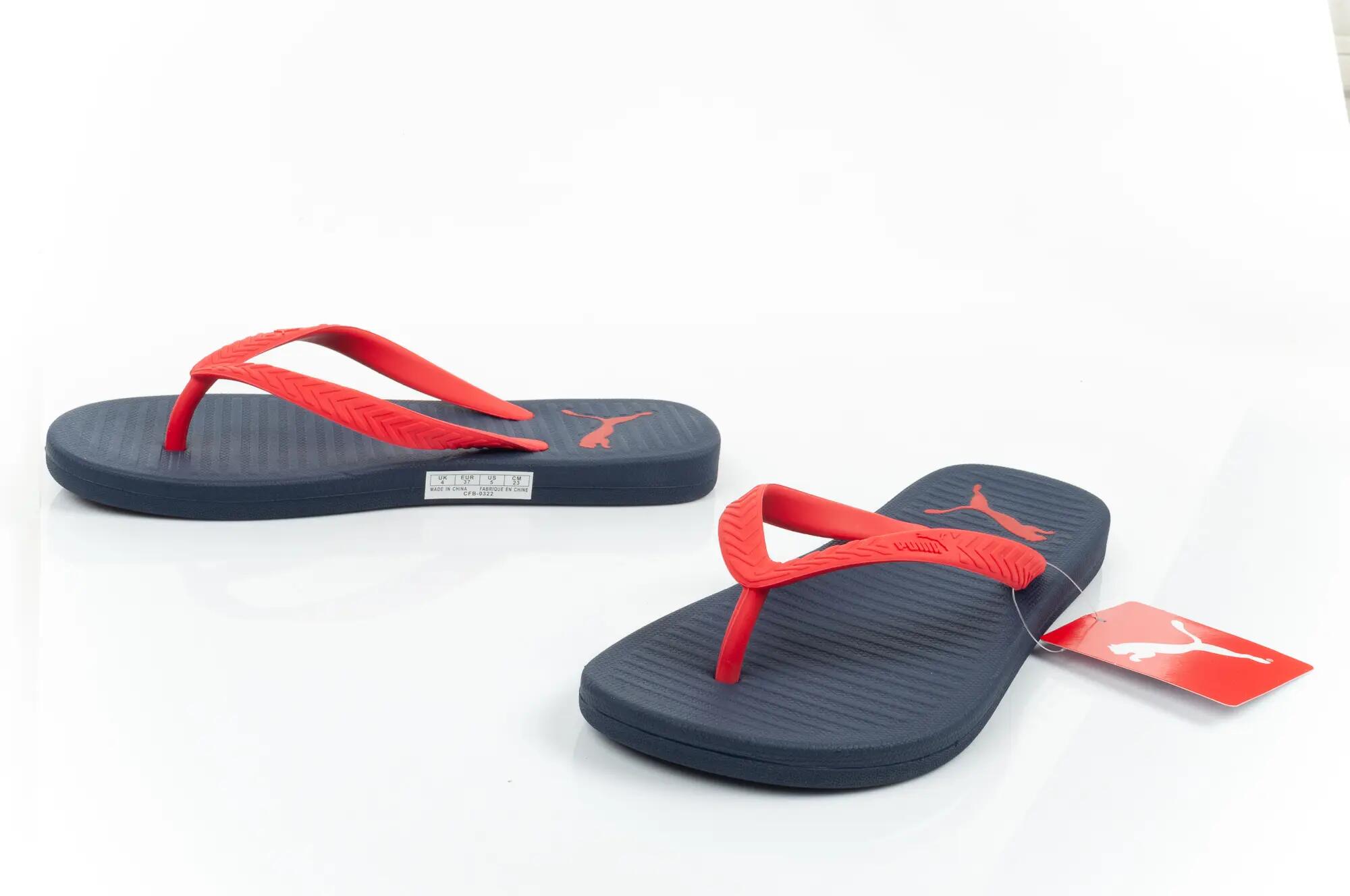 Flipflops "Comfy" Herren Dunkles Marineblau/Rot 8/9