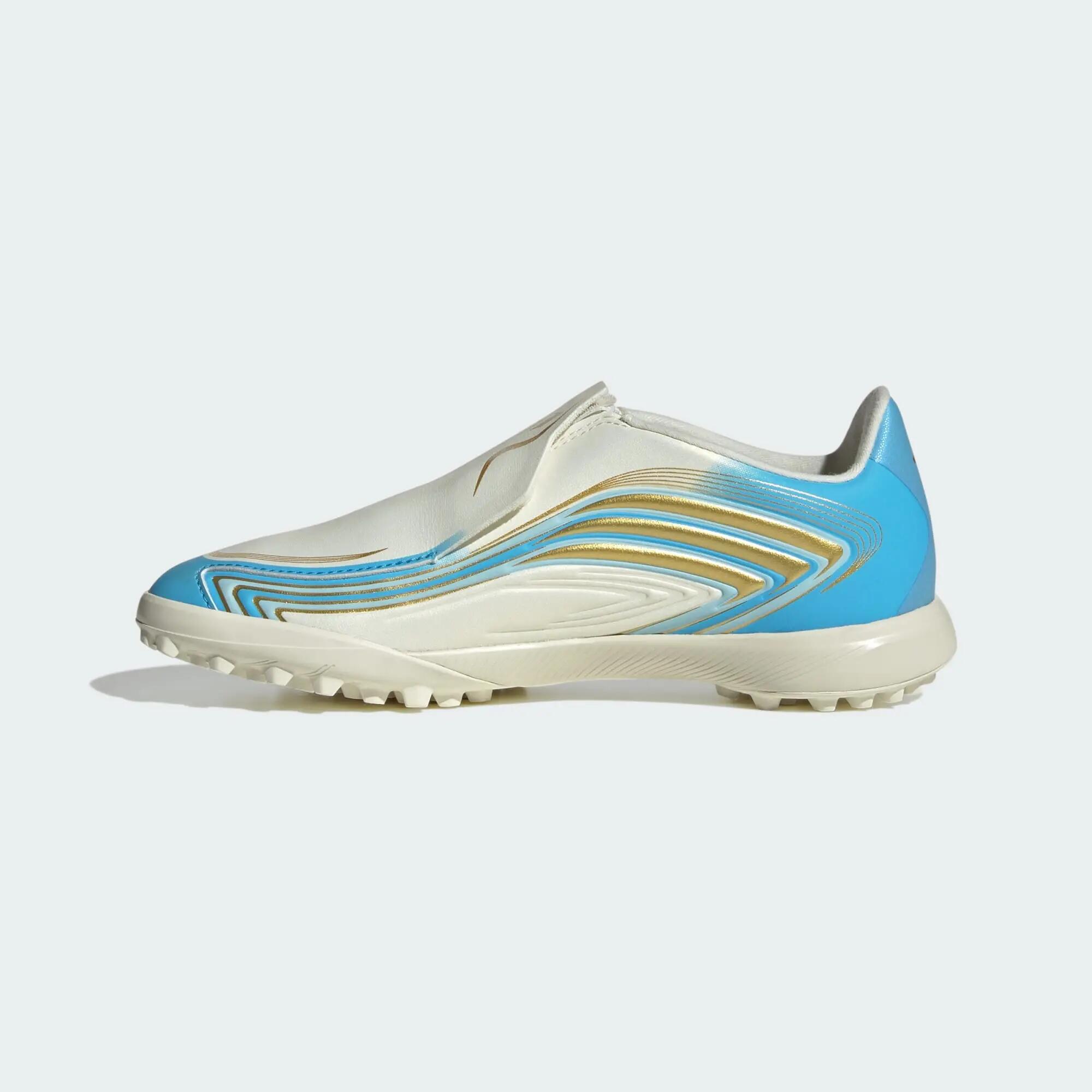 F50 Messi League Laceless Turf Voetbalschoenen Kids 8/8