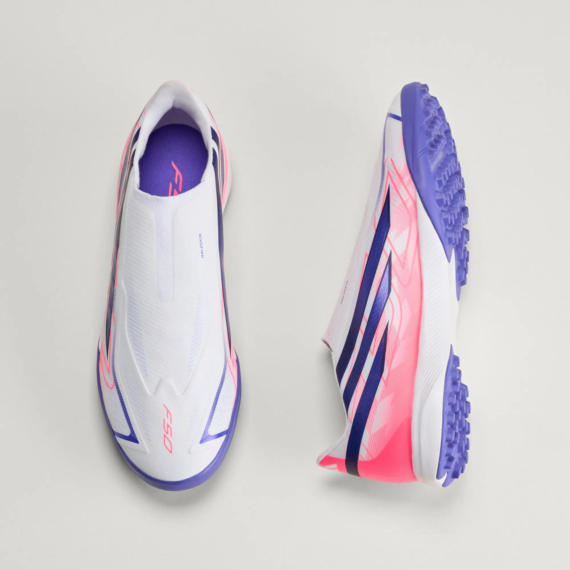 Scarpe da calcio F50 Hyperfast League Laceless Turf 4/15