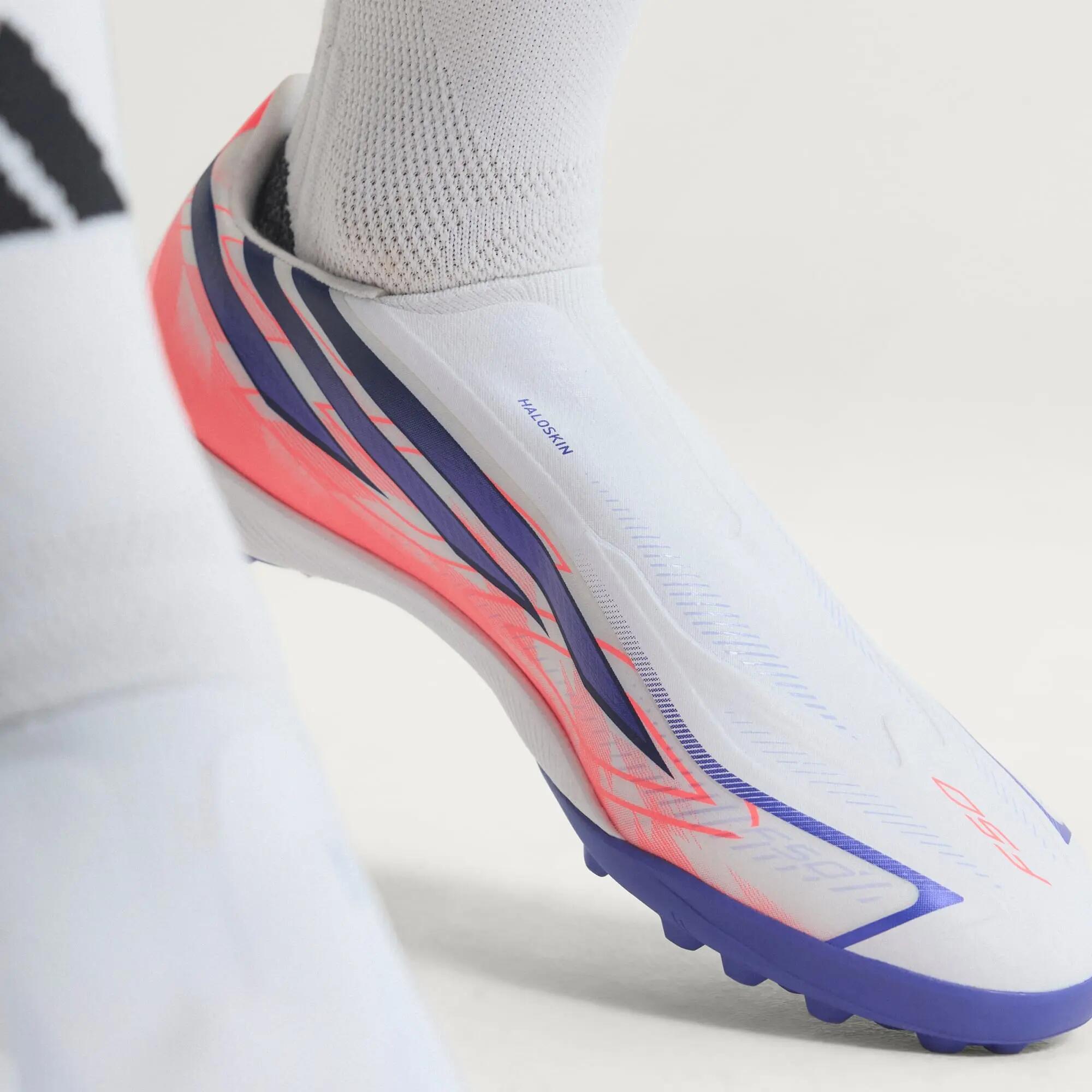 Scarpe da calcio F50 Hyperfast League Laceless Turf 13/15