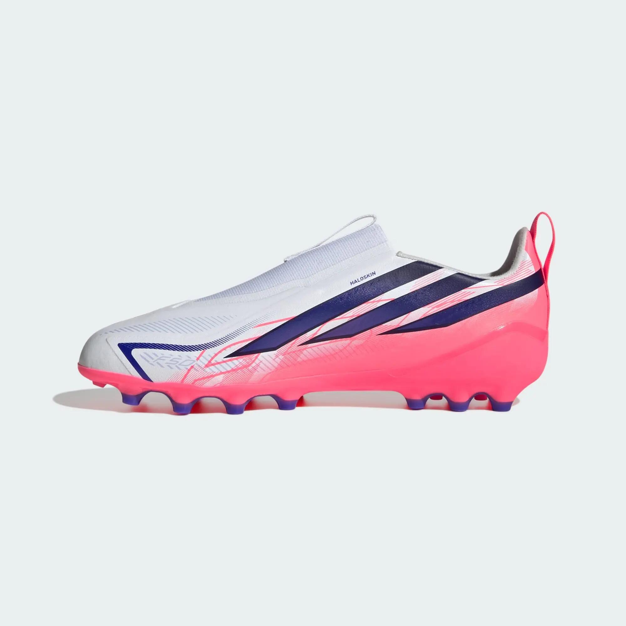 Scarpa da calcio F50 HYPERFAST LEAGUE Laceless Artificial Ground bambini 8/14