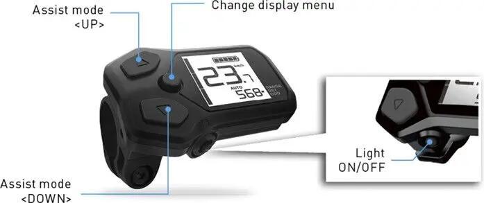 Shimano SC-E5000 E-Tube Display for E-Bikes 4/6