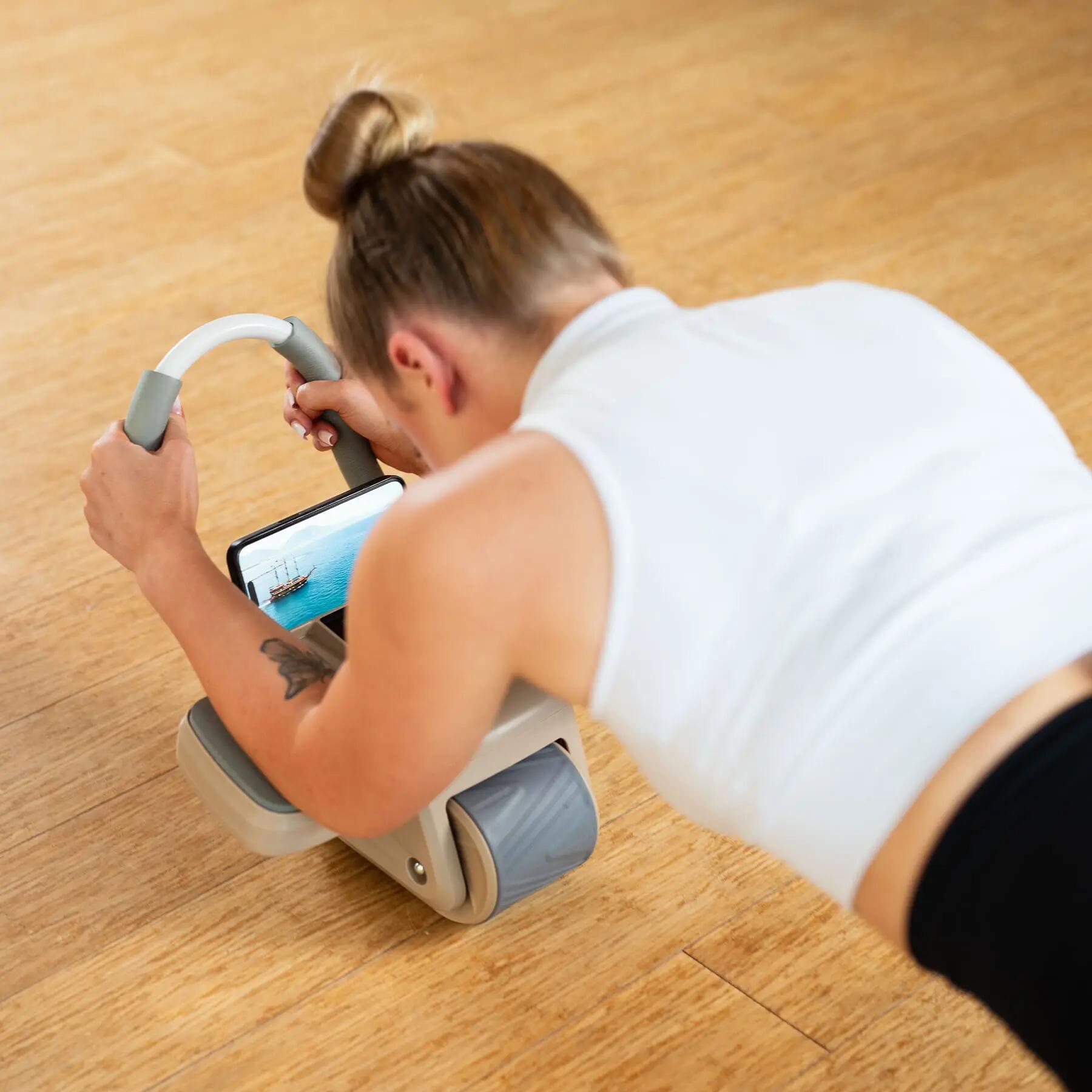 Roue ABS Roue automatique pour exercices abdominaux avec support KA08 Hms 11/15